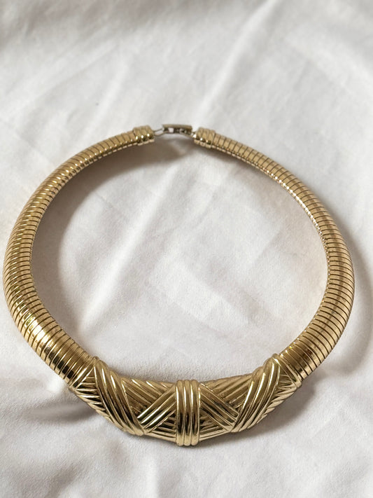 Gold Plated Chunky Necklace
