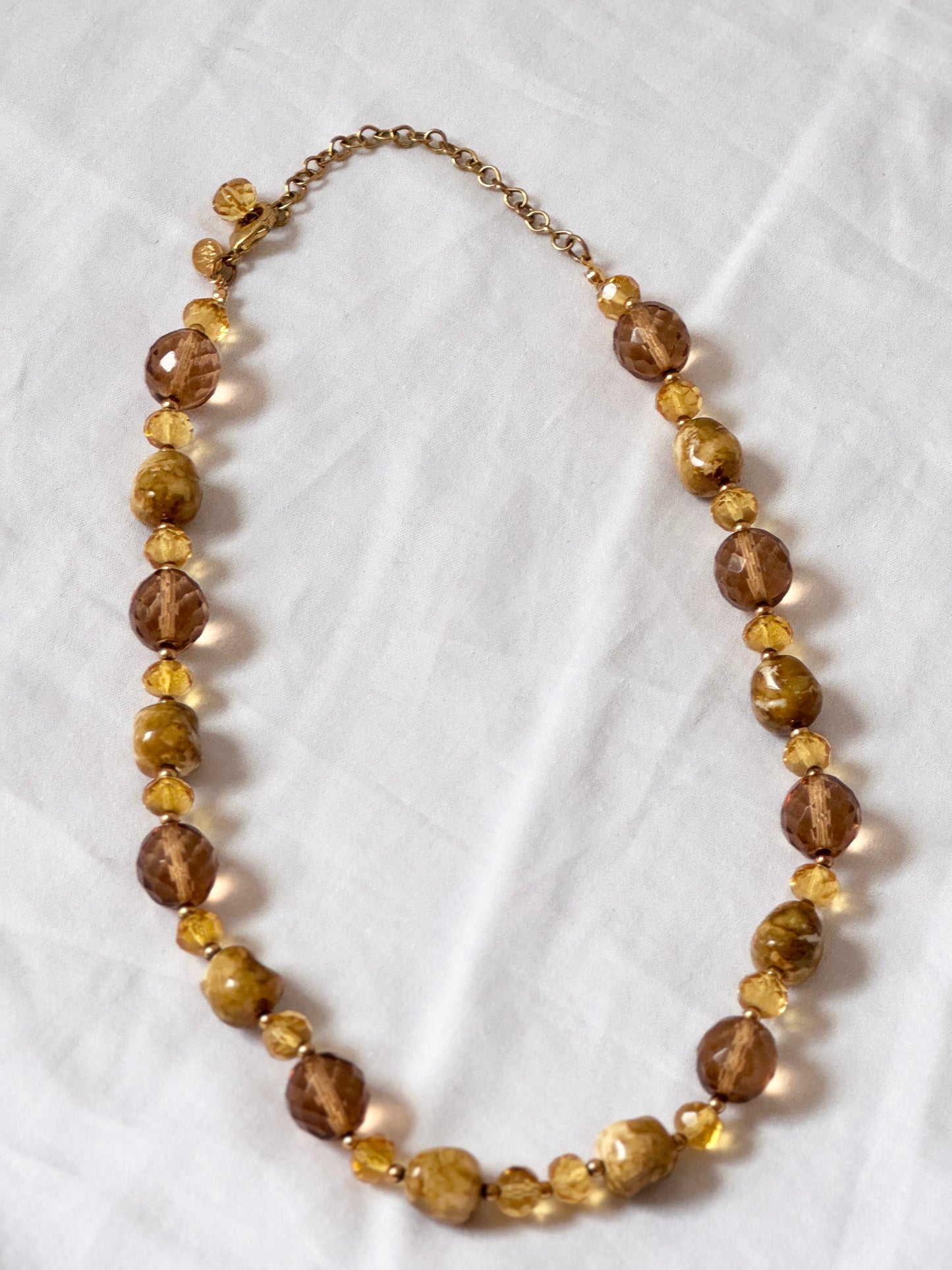 Joan Rivers Necklace; Vintage Glass Stone Necklace