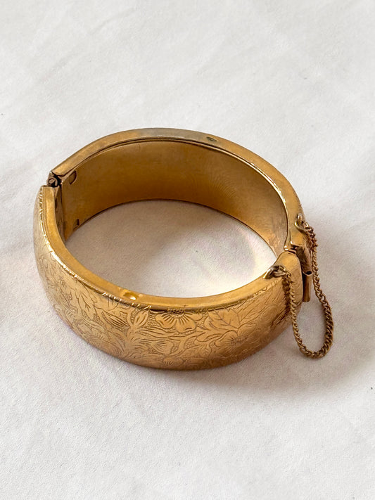 Vintage Floral Bangle