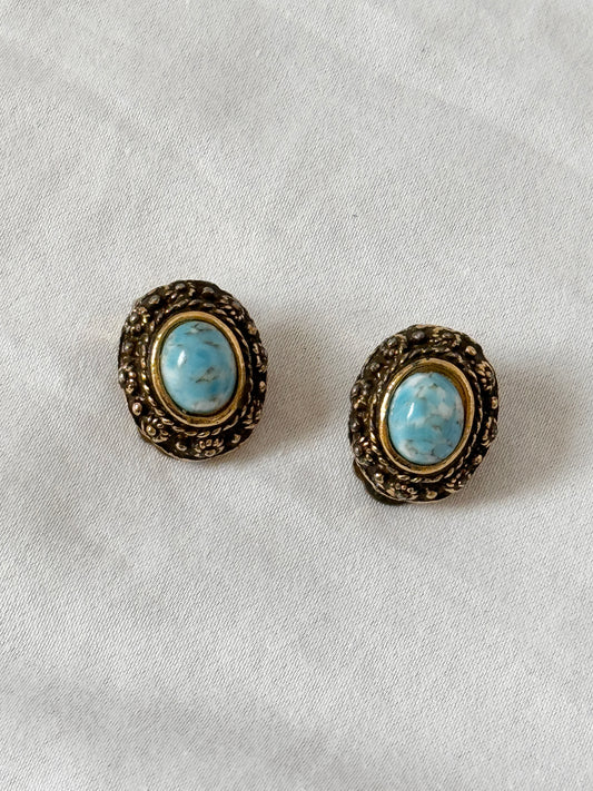 Vintage Stone Earrings