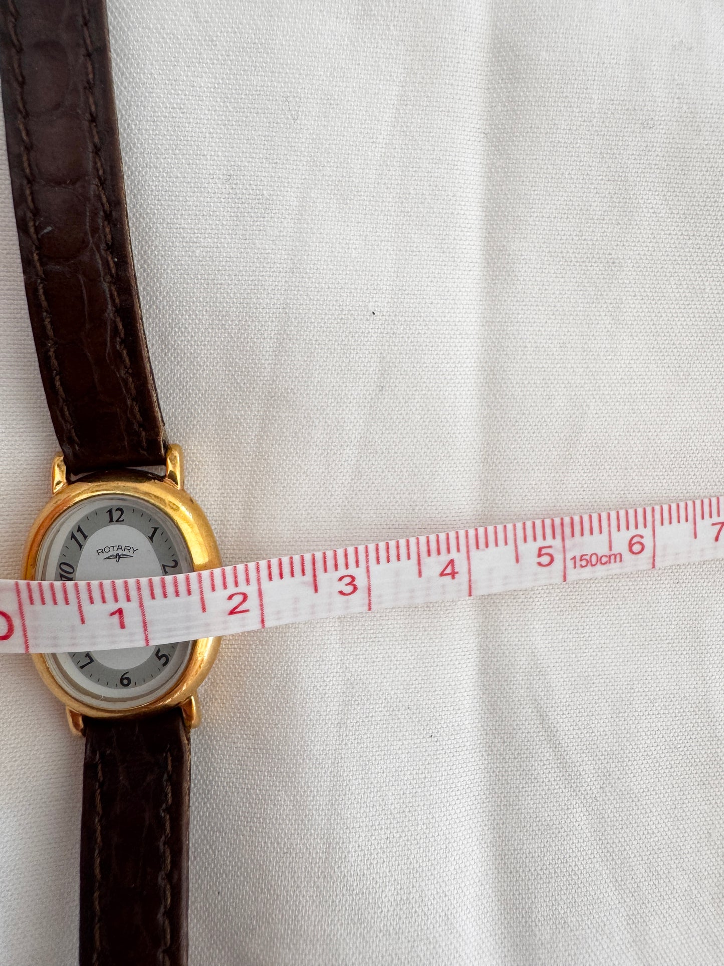 Vintage Thin Leather Watch; Elegant Dainty Watch