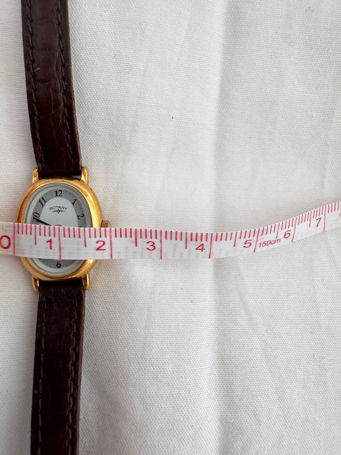 Vintage Thin Leather Watch; Elegant Dainty Watch