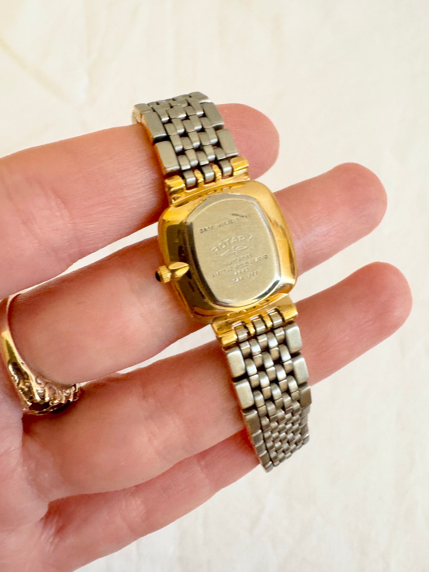 Rare Vintage Square Watch; Dainty Roman Number Watch