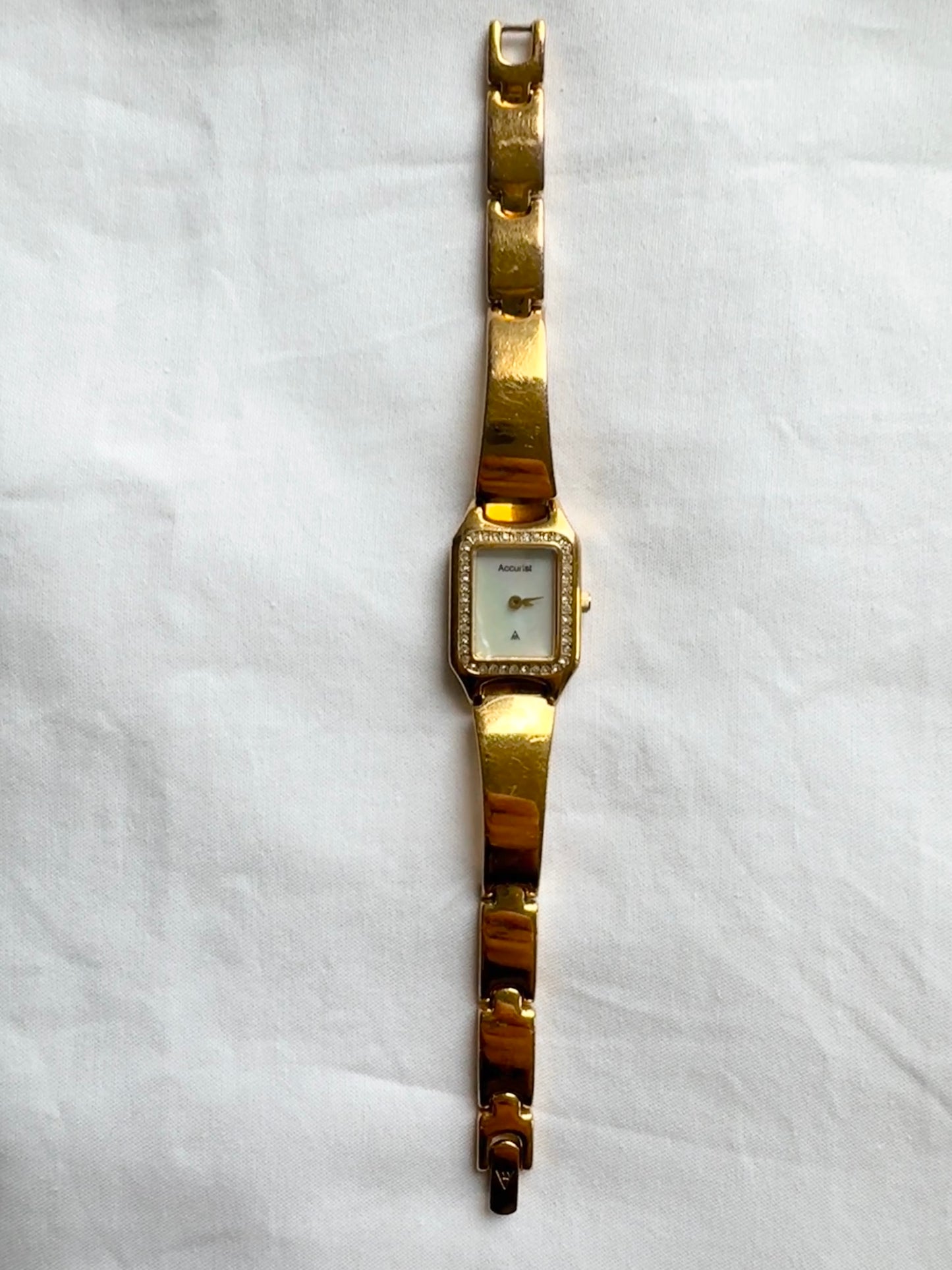 Vintage Dainty Watch; Rectangular Thin Watch
