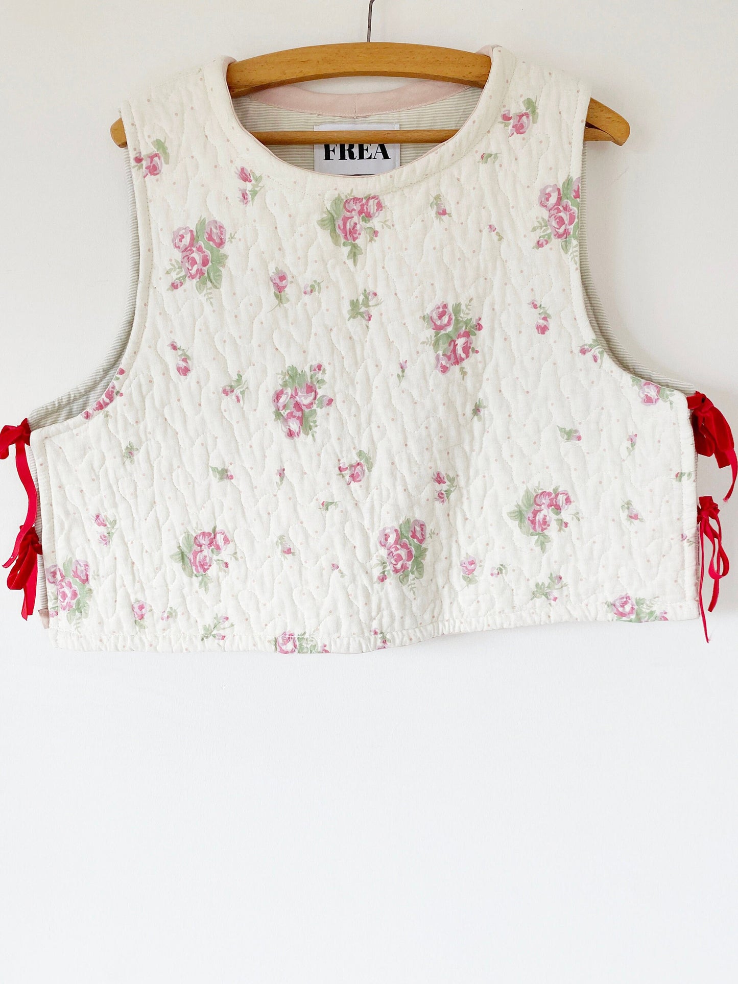 Reworked Quilted Top; Floral Quilt Top