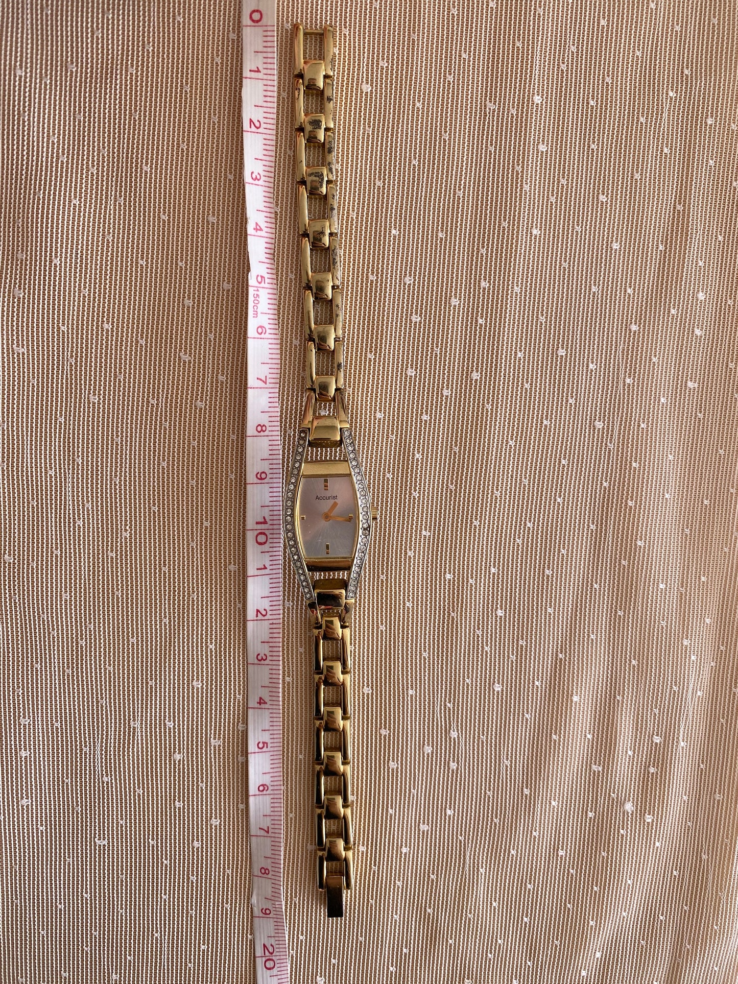 Vintage Classy Watch; Rectangular Accurist Watch