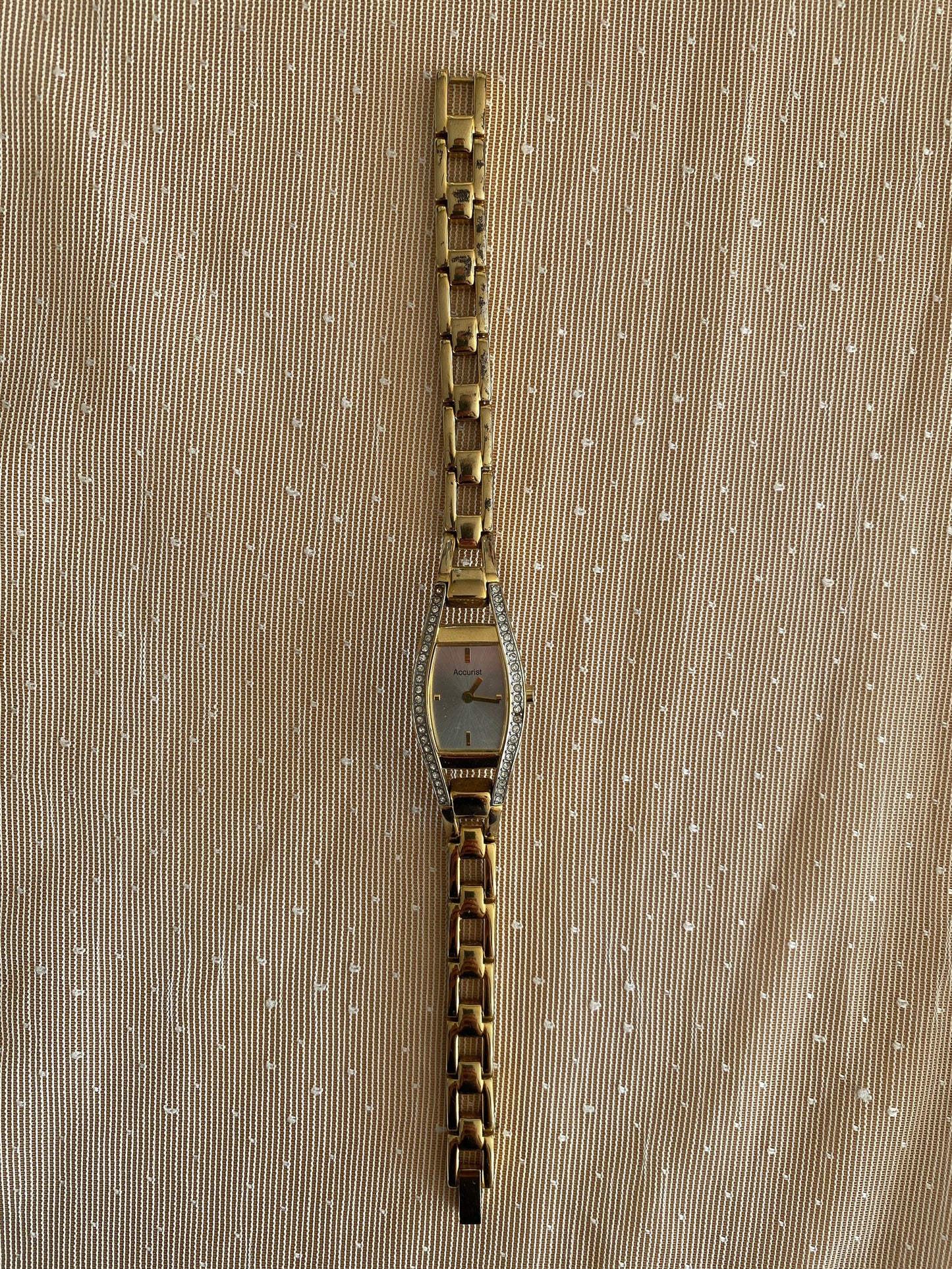 Vintage Classy Watch; Rectangular Accurist Watch
