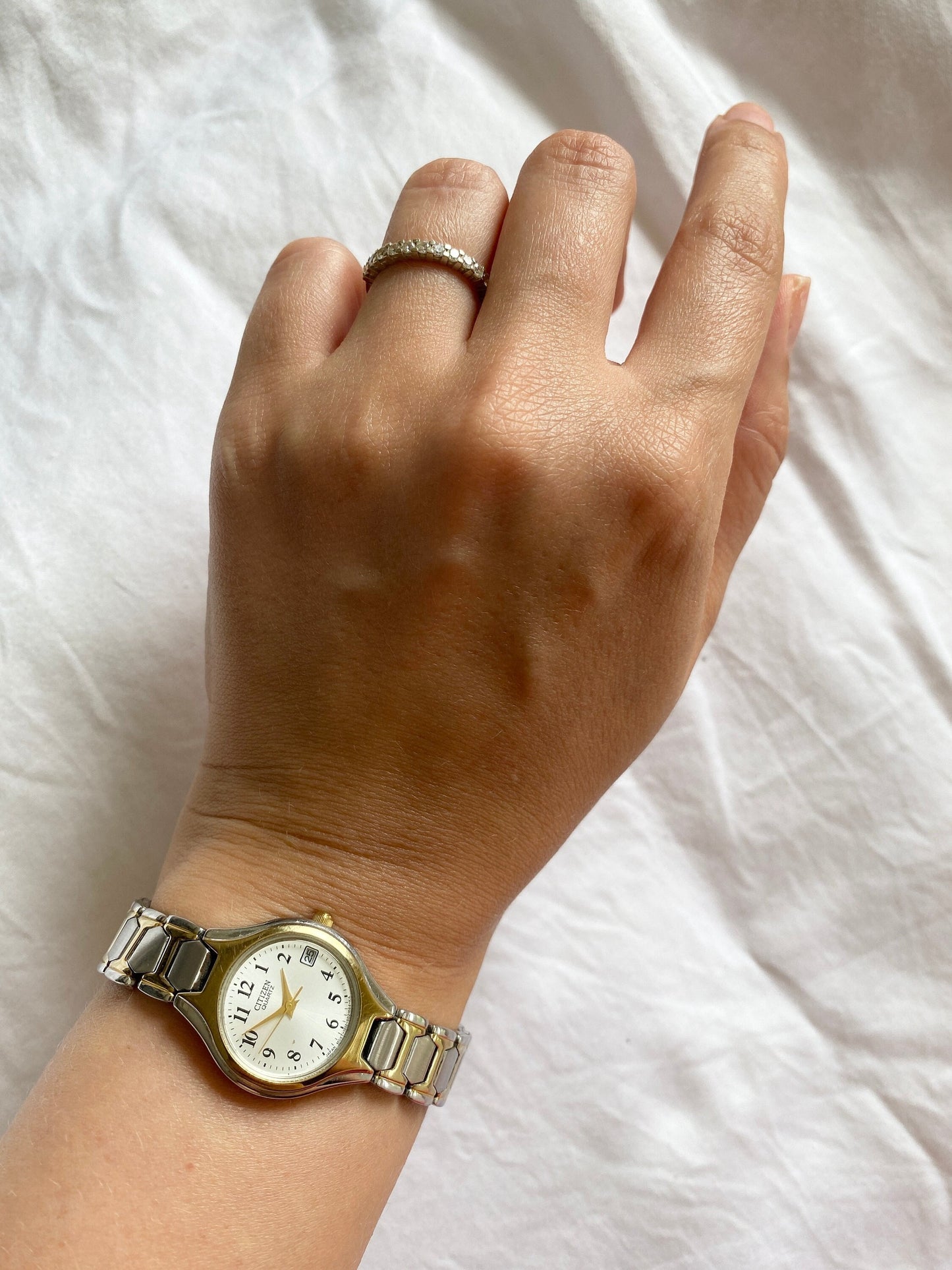 Vintage Citizen Watch; Vintage Oval Wristwatch