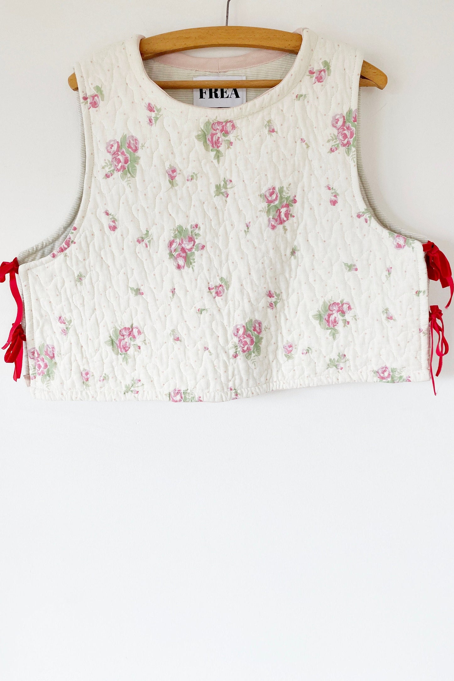 Reworked Quilted Top; Floral Quilt Top