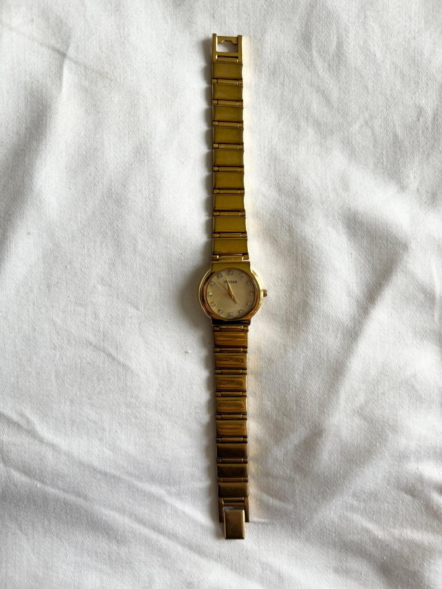 Ladies Braided Watch; Vintage Stone Watch
