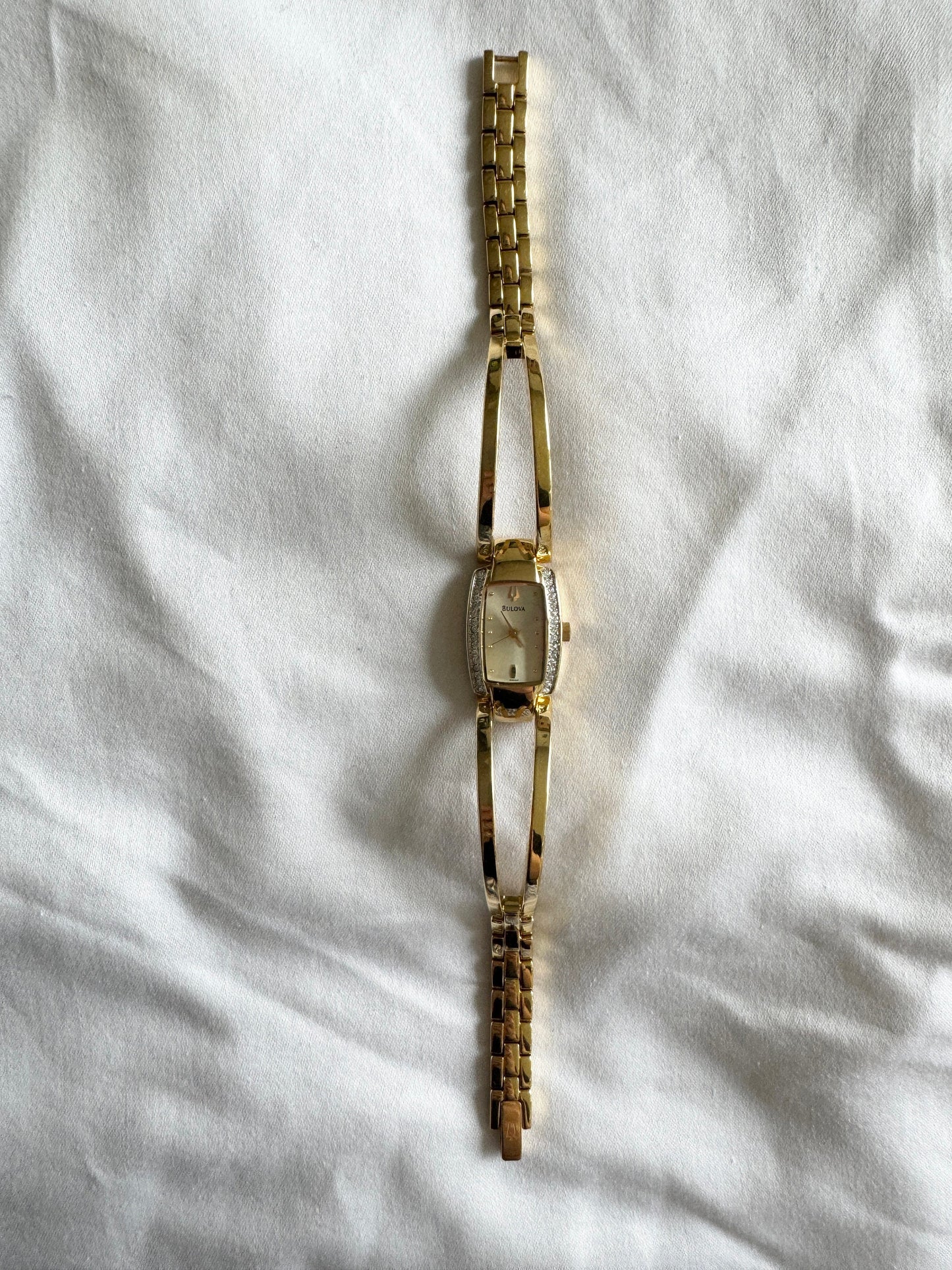 Ladies Square Watch; Vintage Bracelet Watch