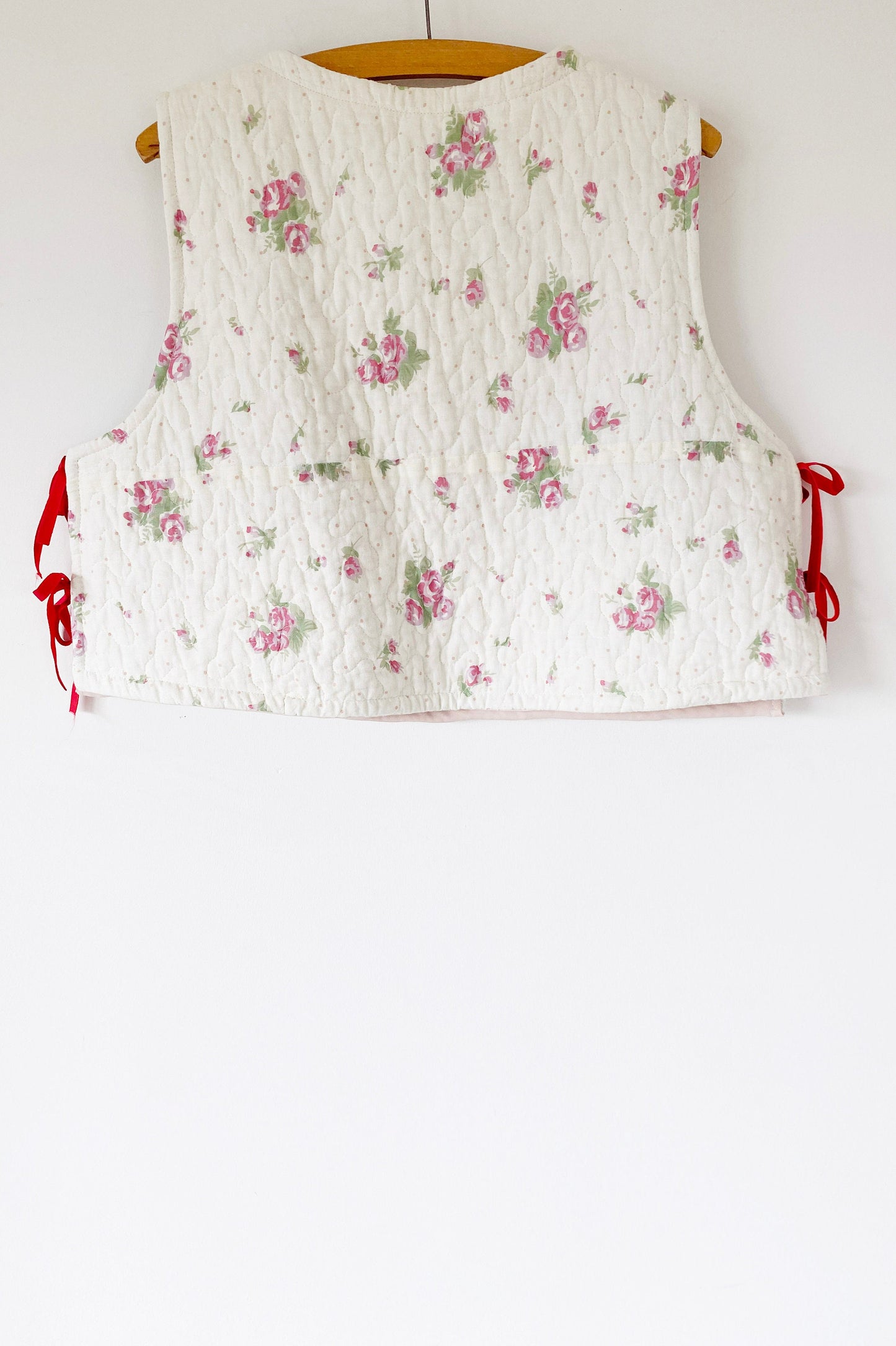 Reworked Quilted Top; Floral Quilt Top