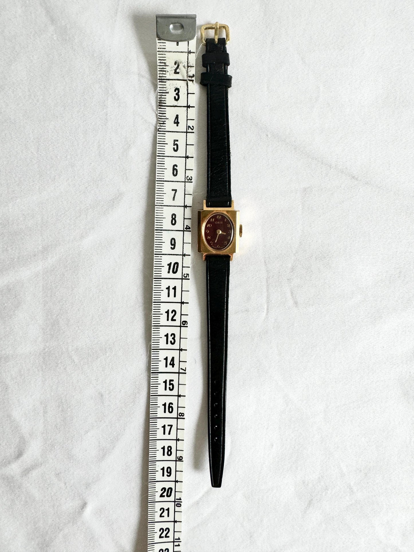 Vintage Swiss Made Watch; Vintage Rare Leather Watch