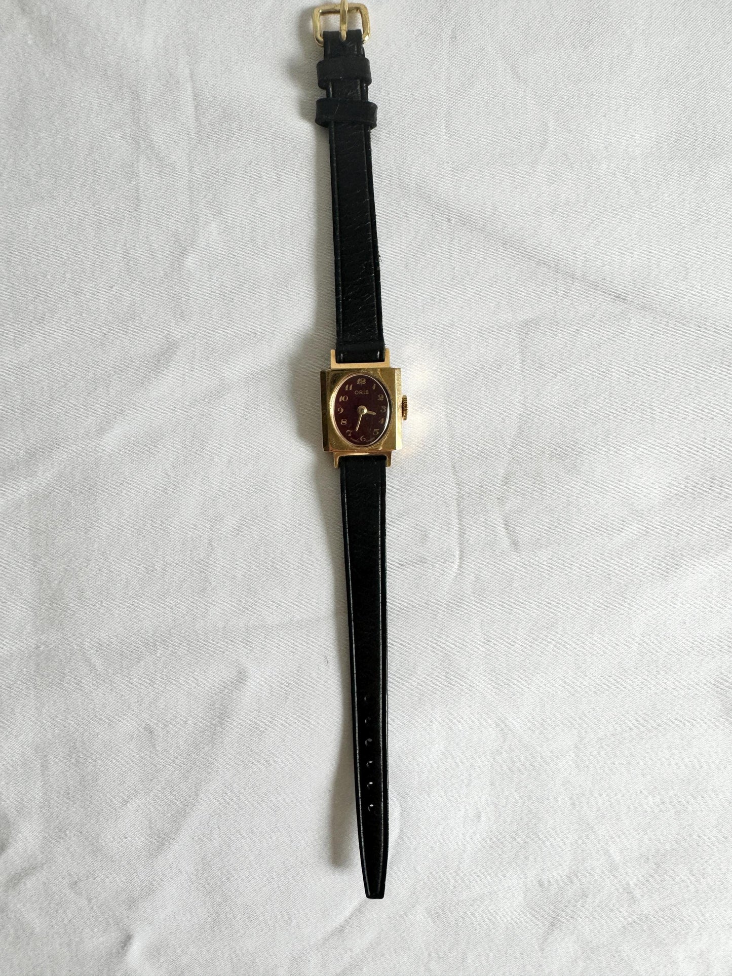 Vintage Swiss Made Watch; Vintage Rare Leather Watch