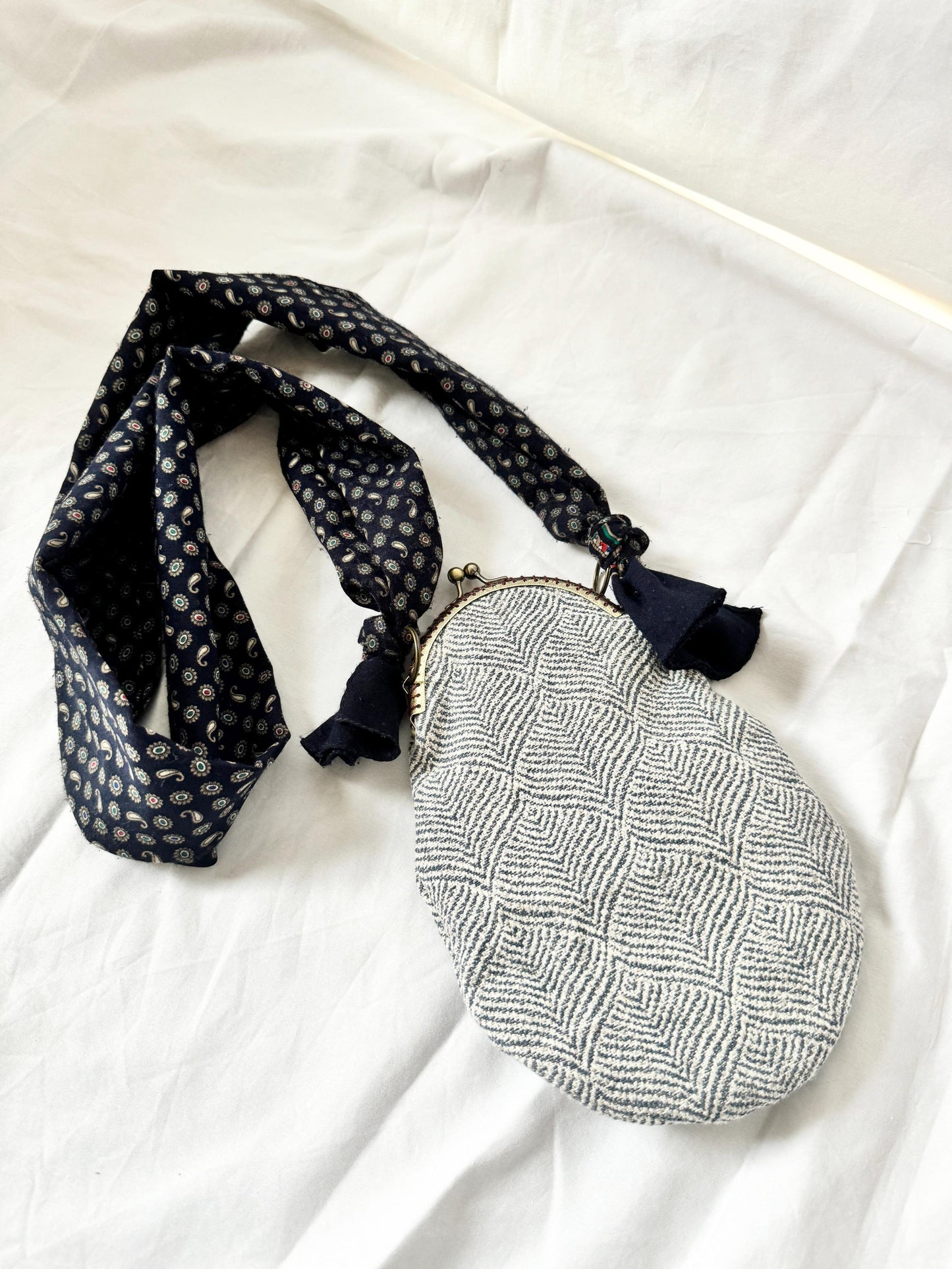 Reworked Purse Phone Bag; Rework Vintage Crossbody Bag