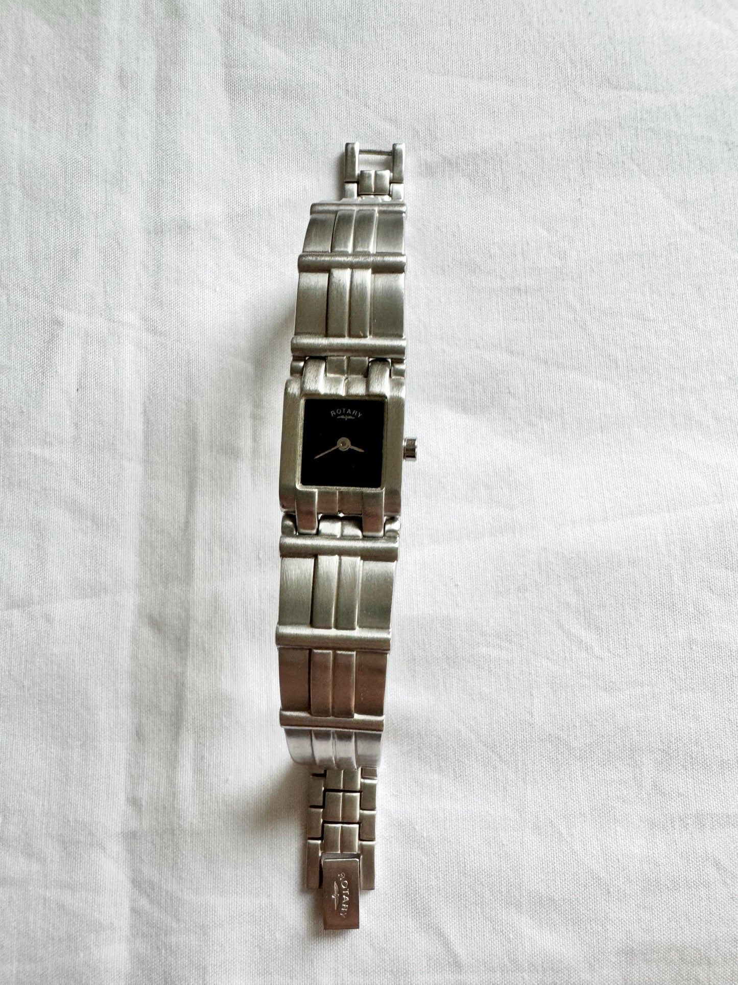 Silver Look Ladies Watch; Vintage Bracelet Watch