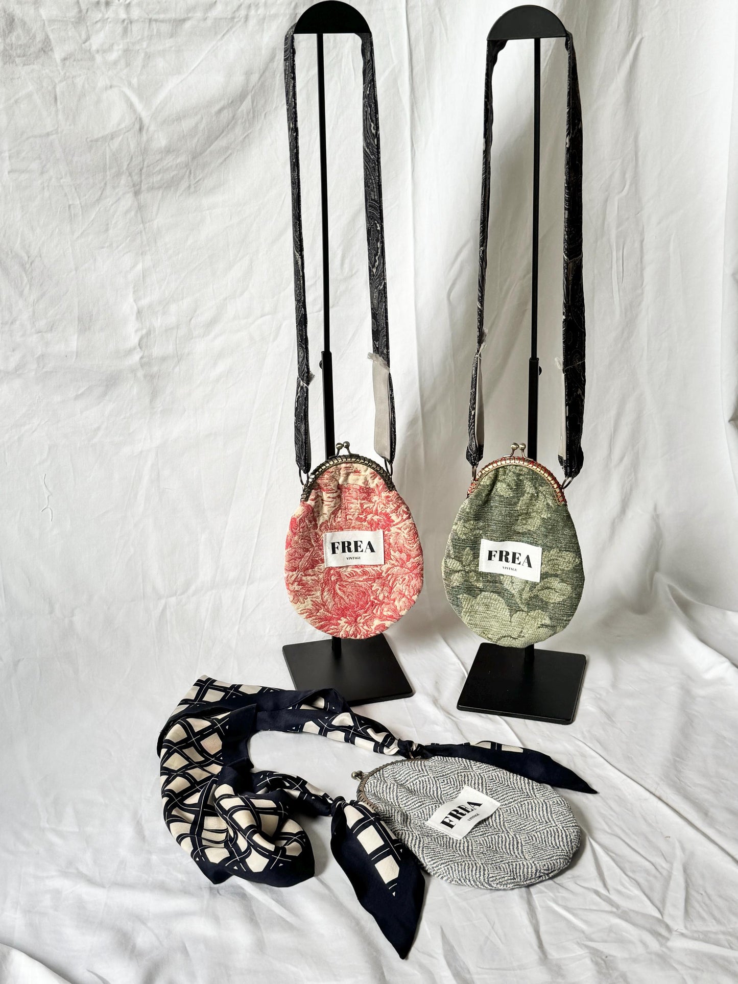 Rework Green Crossbody Purse; Rework Vintage Phone Bag