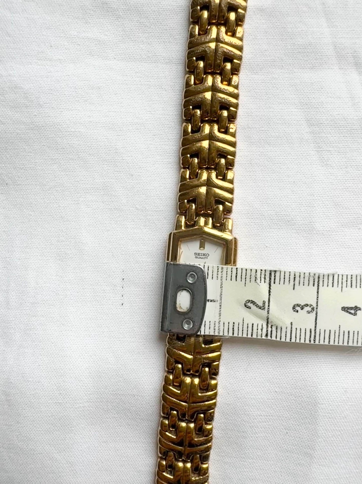 Rare Dainty Seiko Watch; Rectangular Seiko Watch