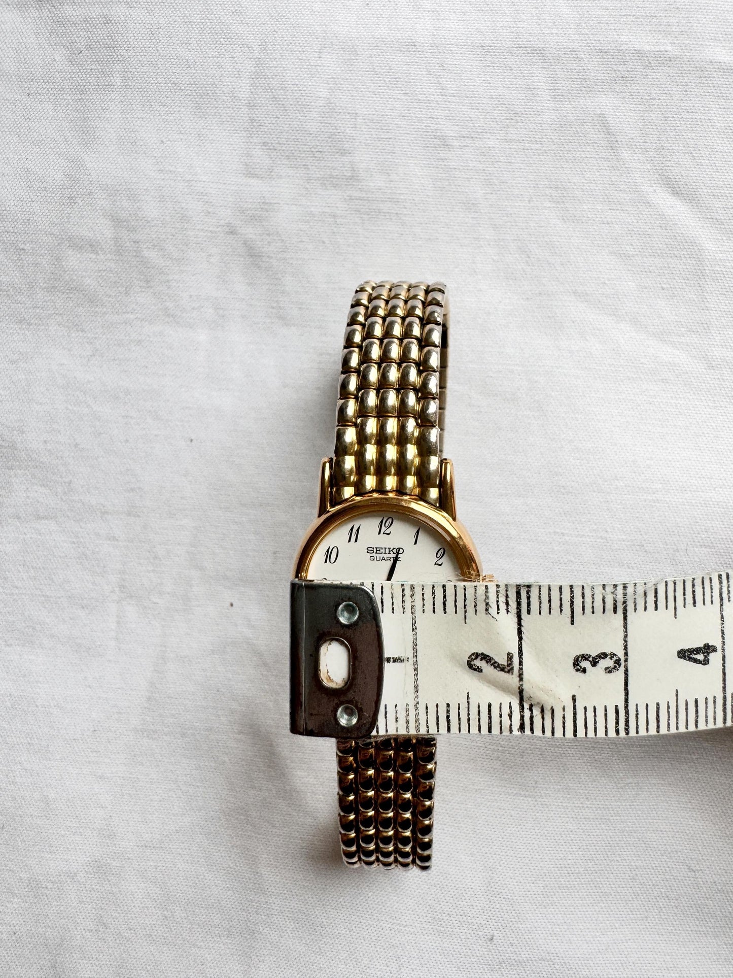 90s Seiko Watch; Gold Tone Ladies Seiko Watch
