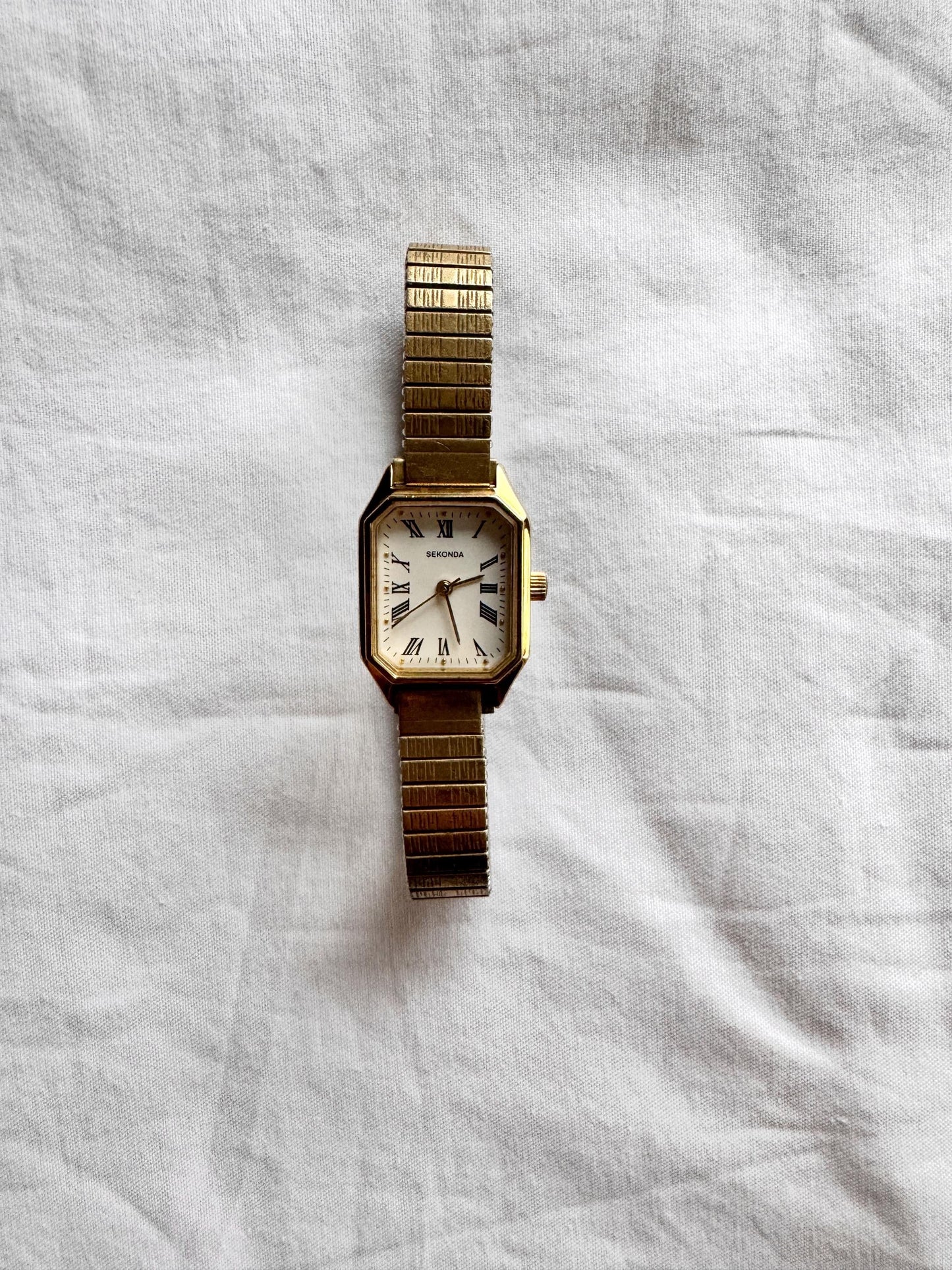Rare Vintage Square Watch; 90s Roman Number Watch
