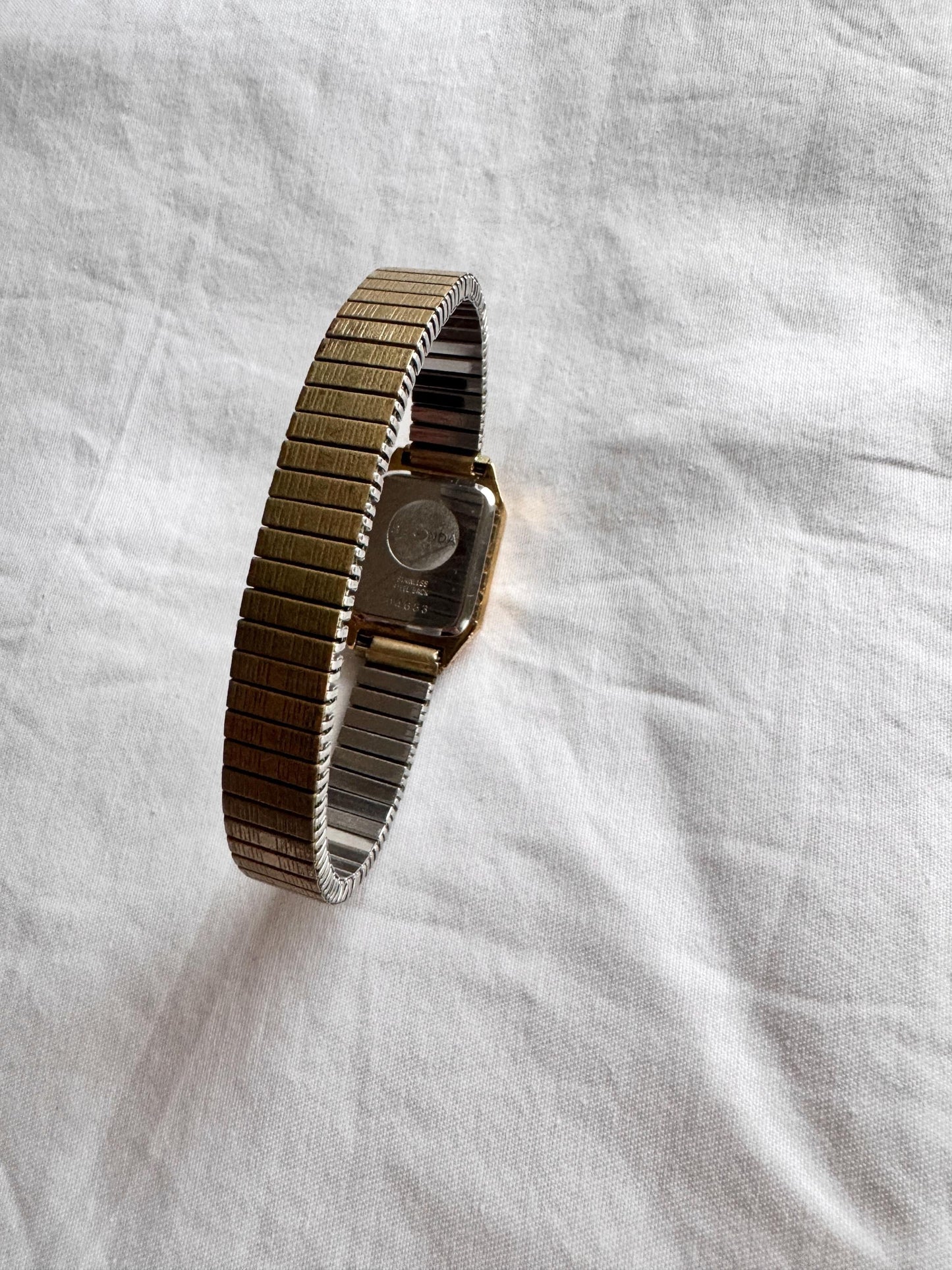 Rare Vintage Square Watch; 90s Roman Number Watch