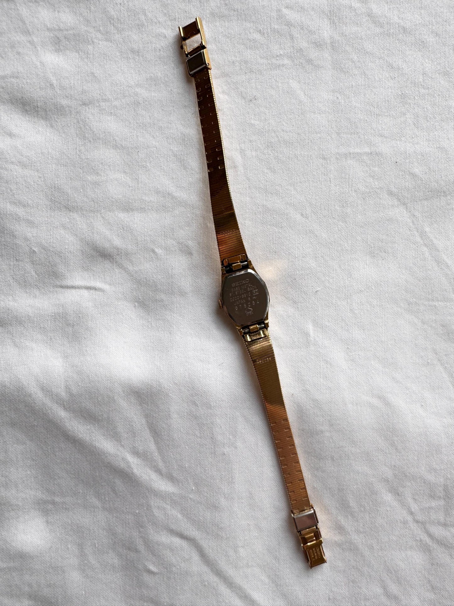 Vintage Seiko Bracelet Watch; Elegant Ladies Watch