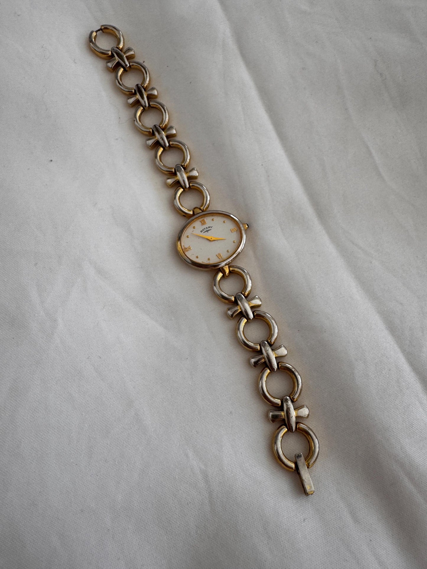 90s Bracelet Wristwatch; Unique Charm Watch