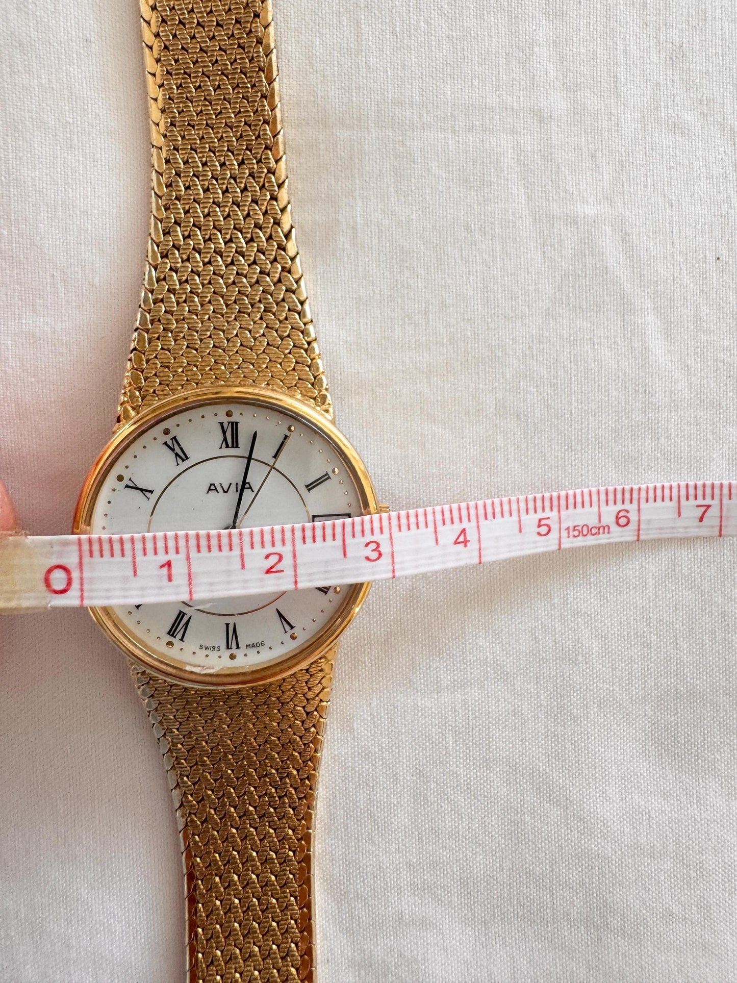 Vintage Unisex Watch; Chunky Roman Numeral Watch