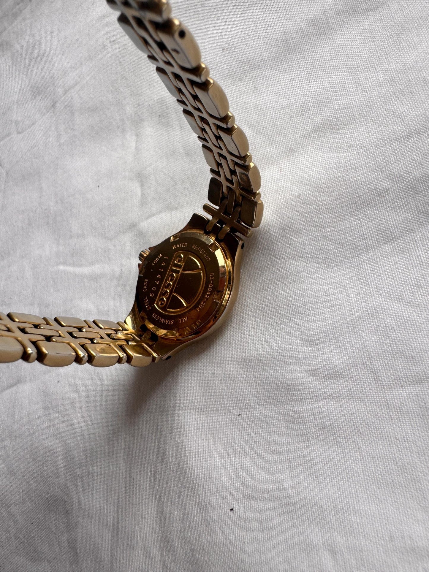 Vintage Ellesse Watch; Gold Tone Ladies Watch