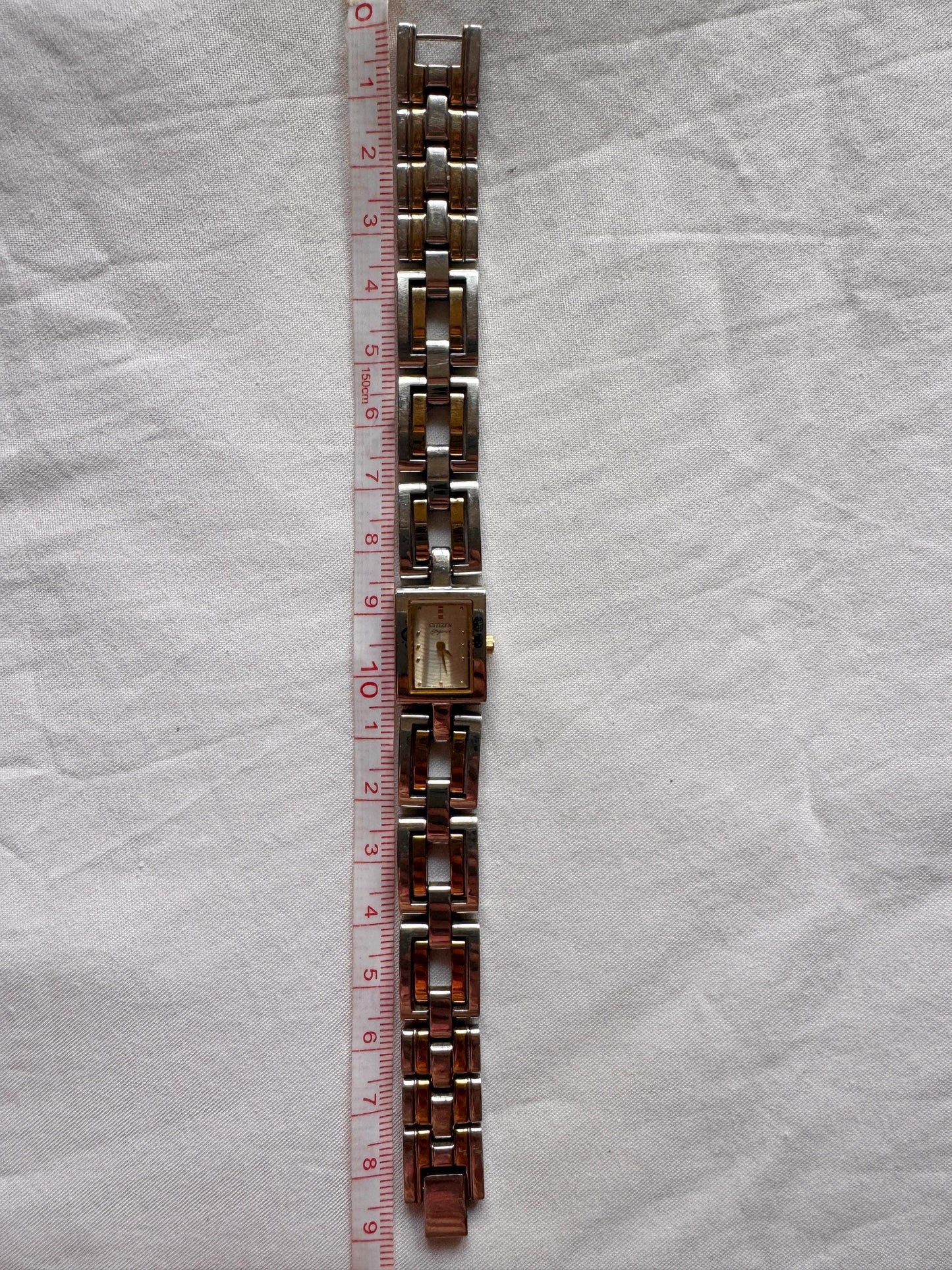Vintage Citizen Watch; Bracelet Rectangular Watch