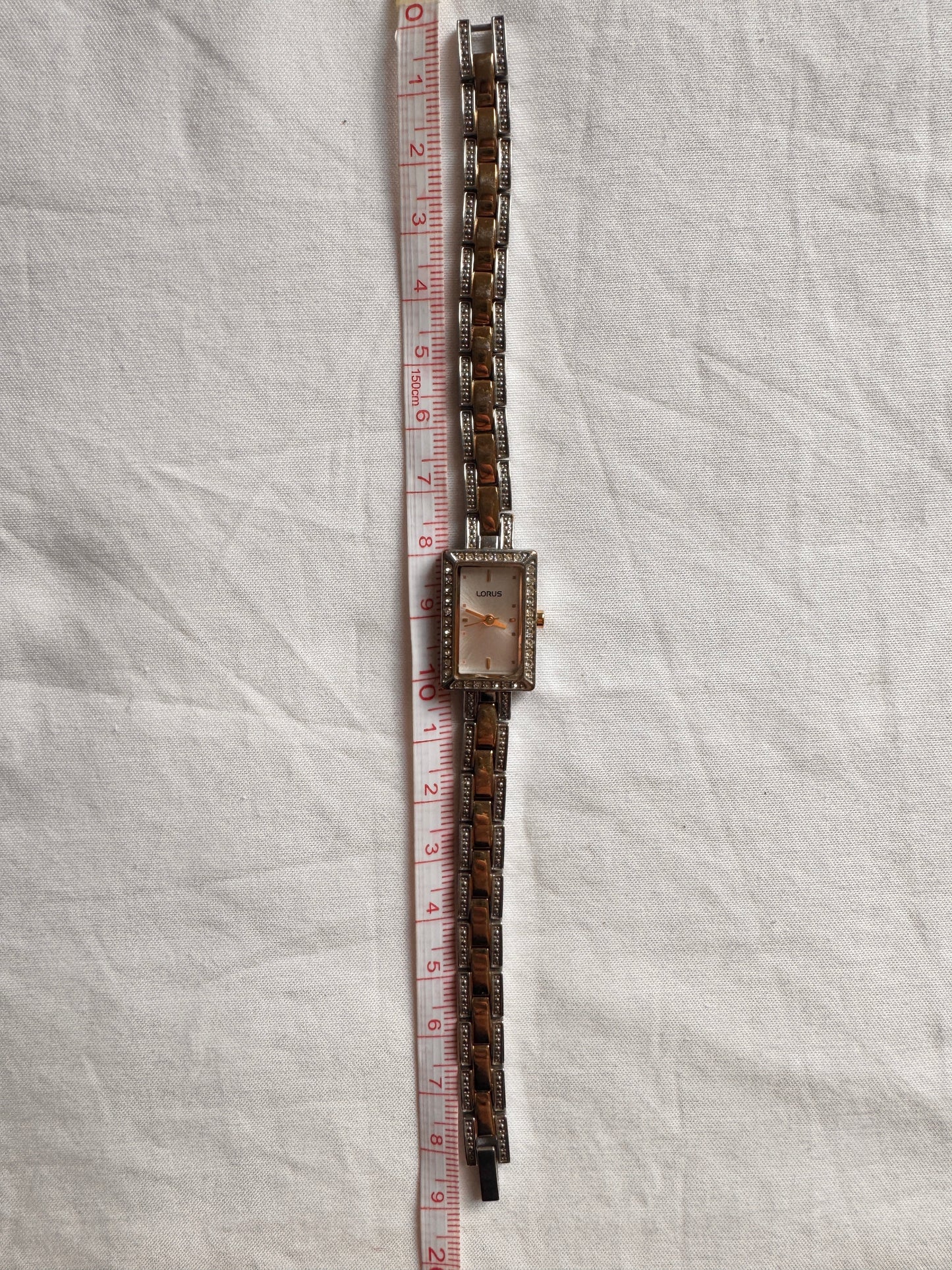 Vintage Stone Watch; Bracelet Silver Watch