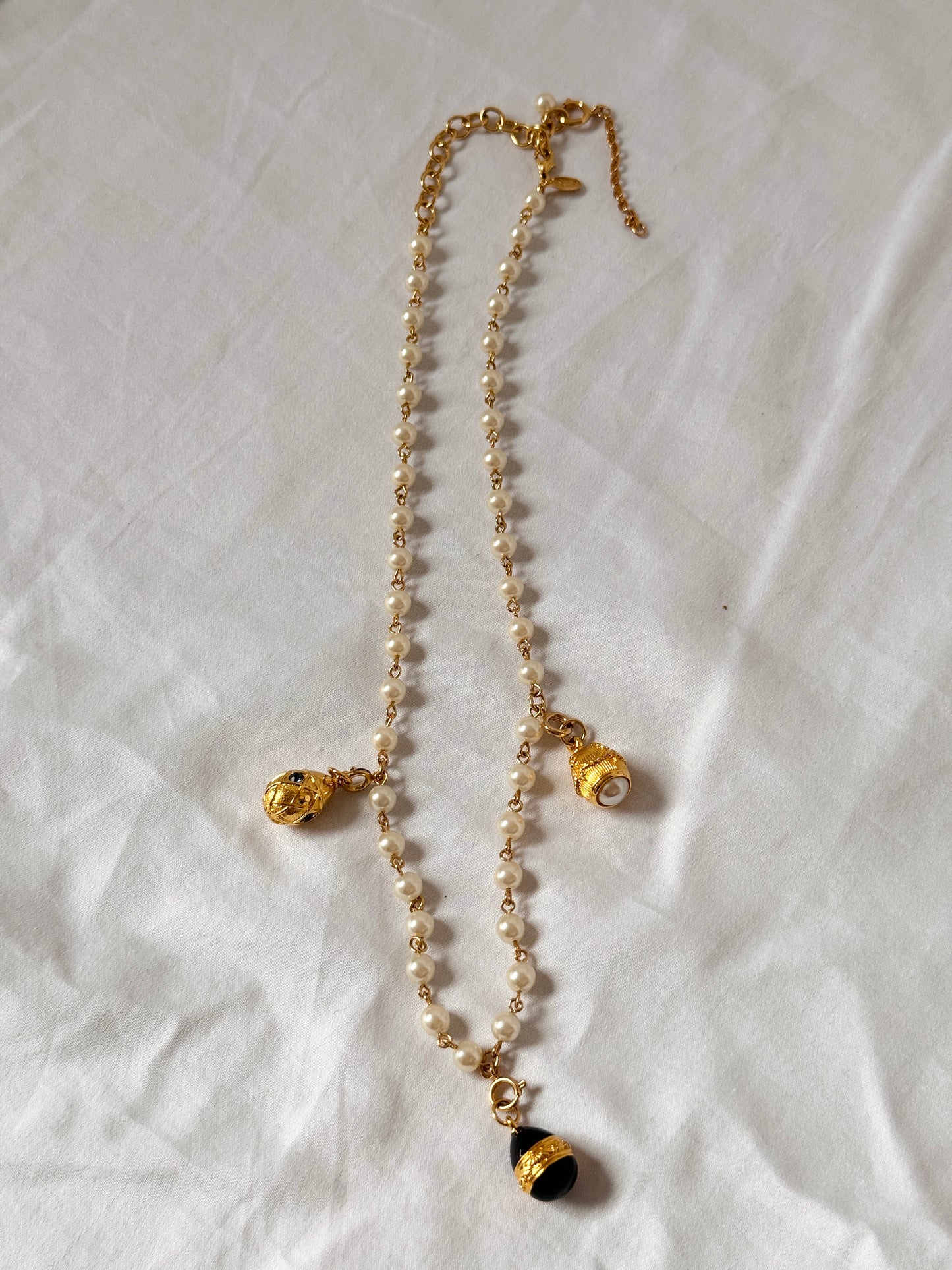 Joan Rivers Egg Pendant Necklace