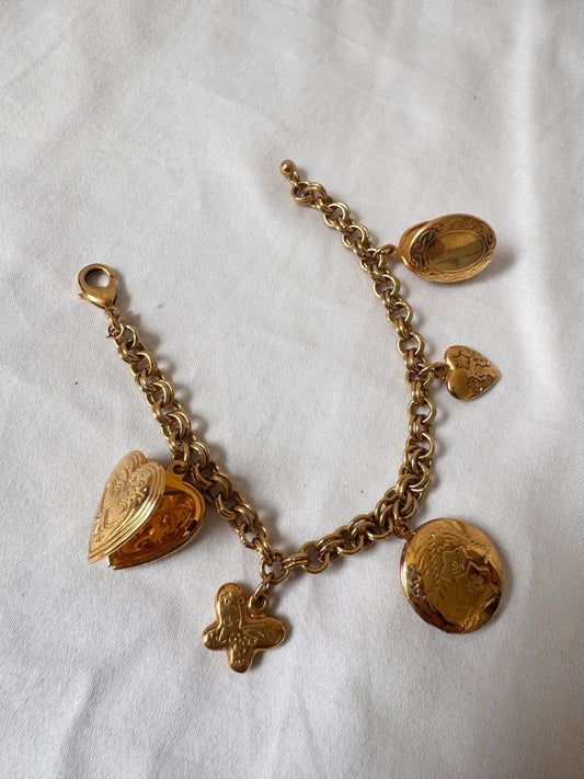 Charm Gold Plated Bracelet