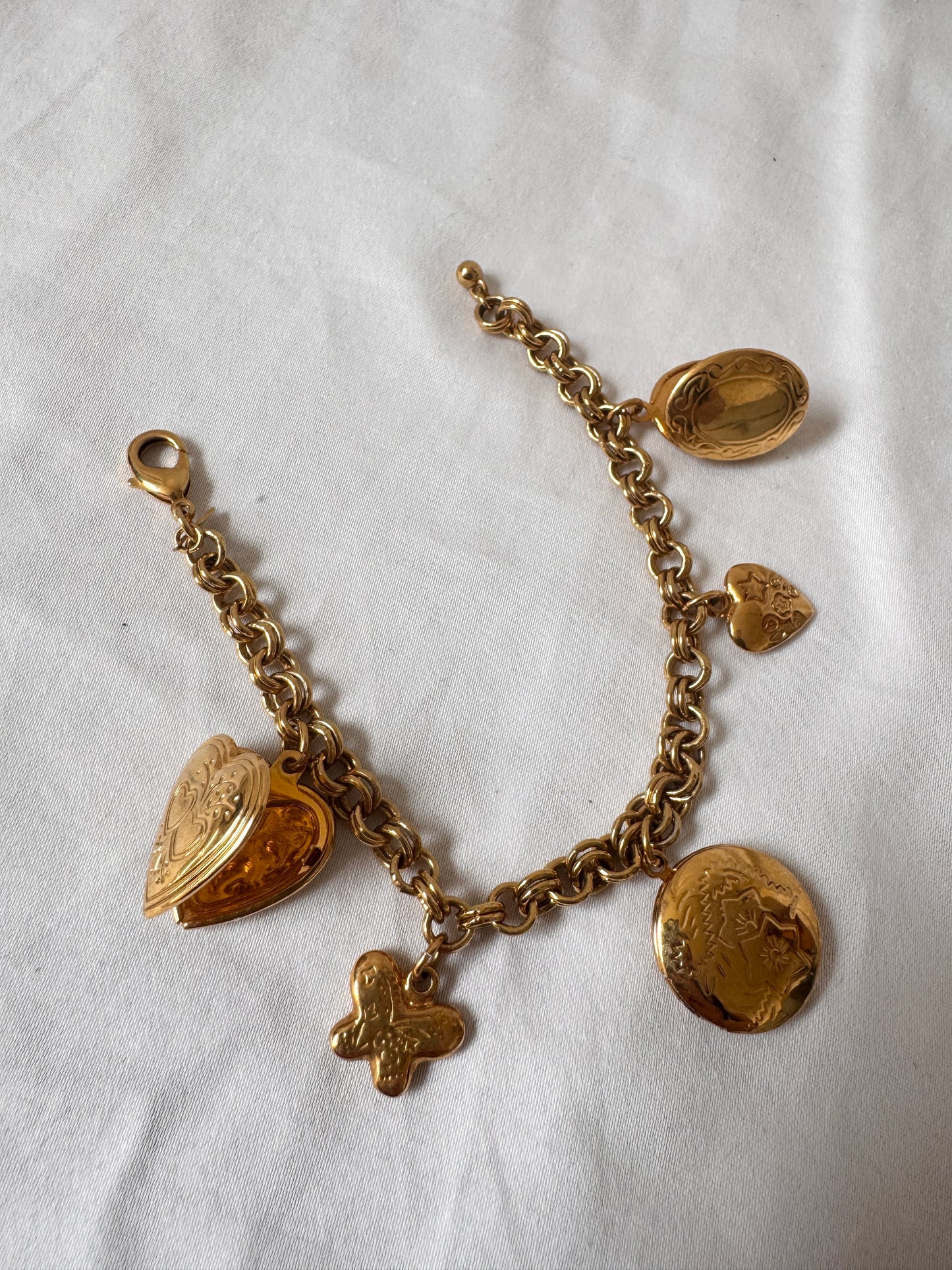Charm Gold Plated Bracelet