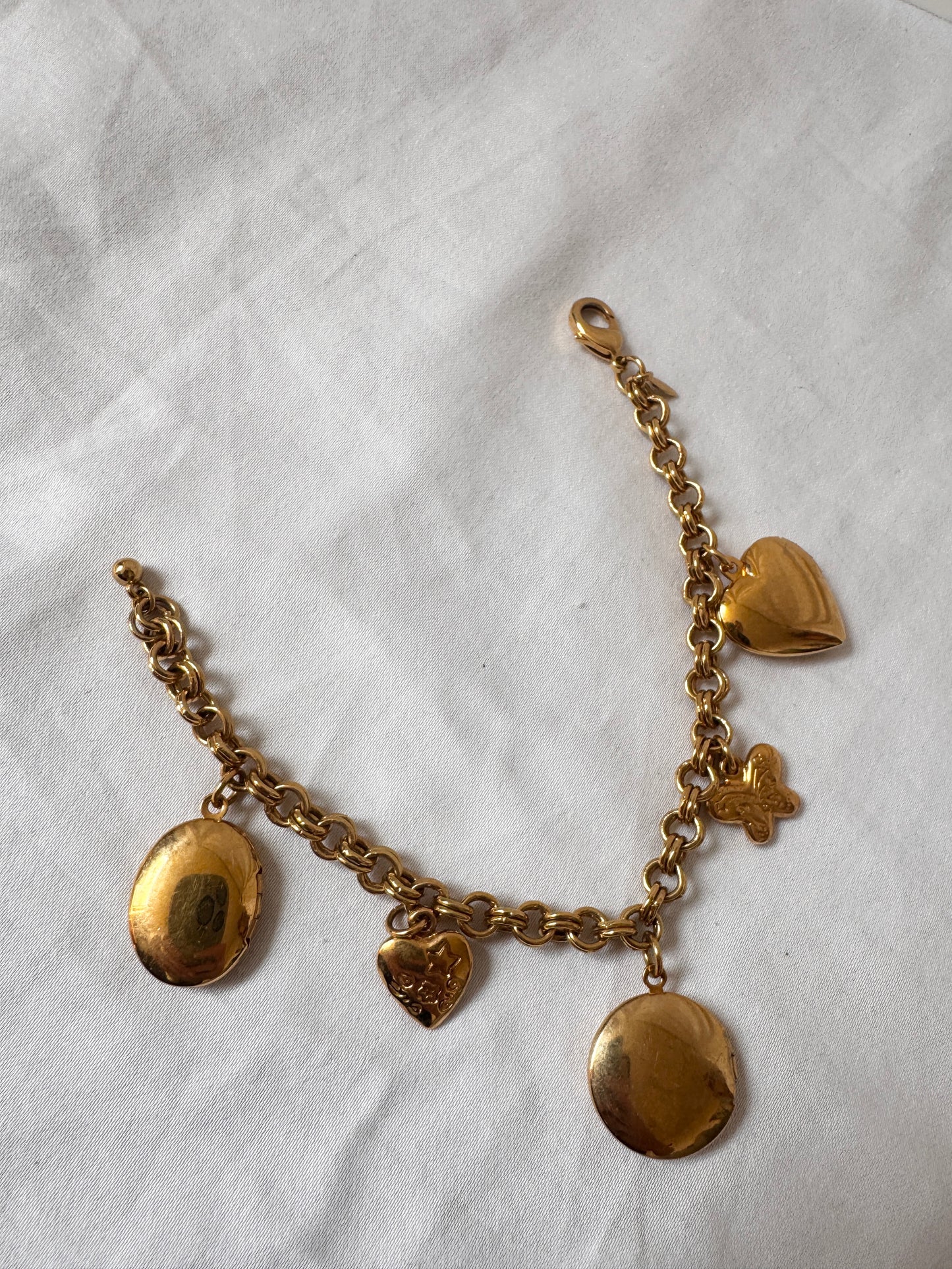 Charm Gold Plated Bracelet