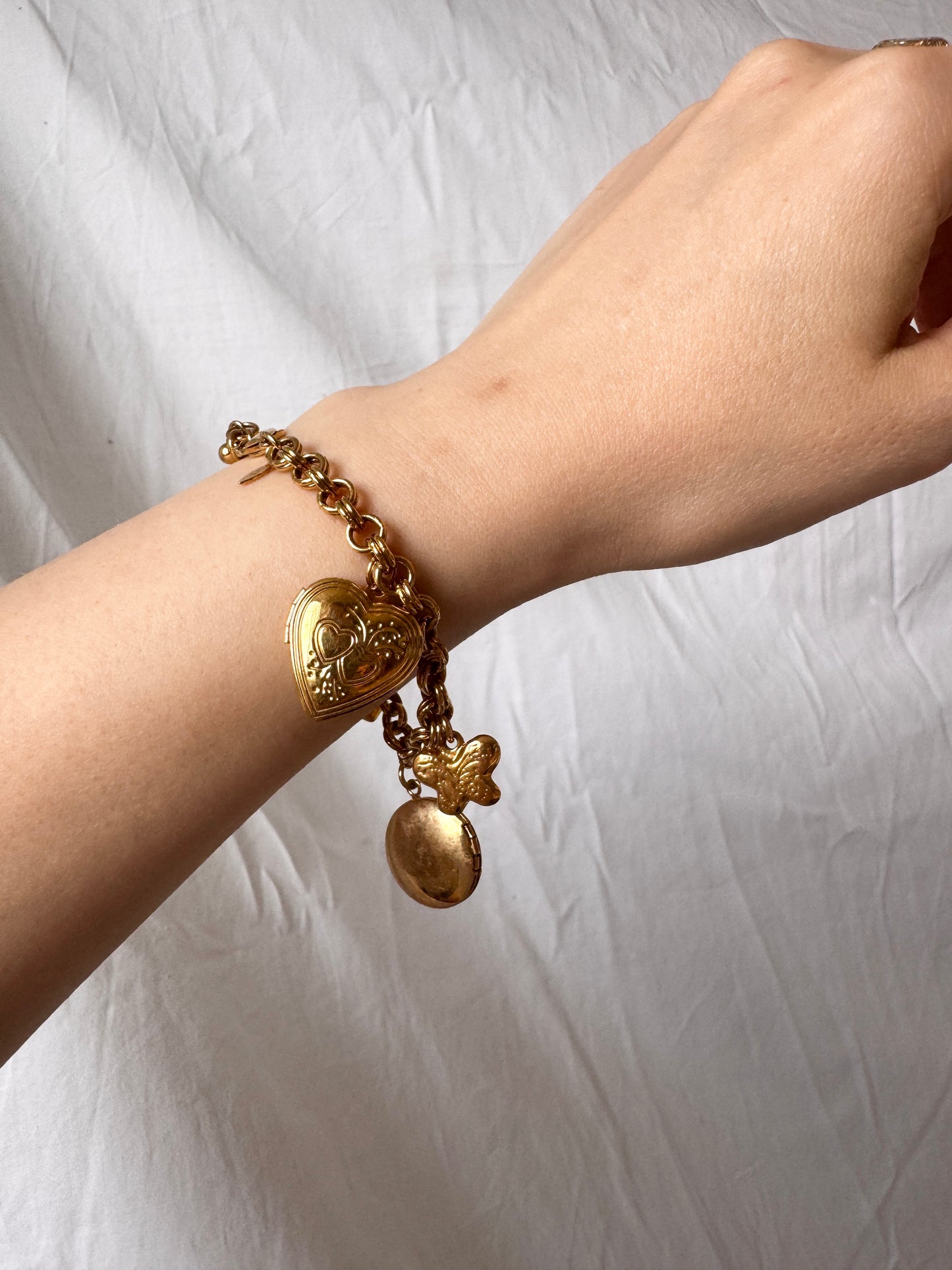 Charm Gold Plated Bracelet