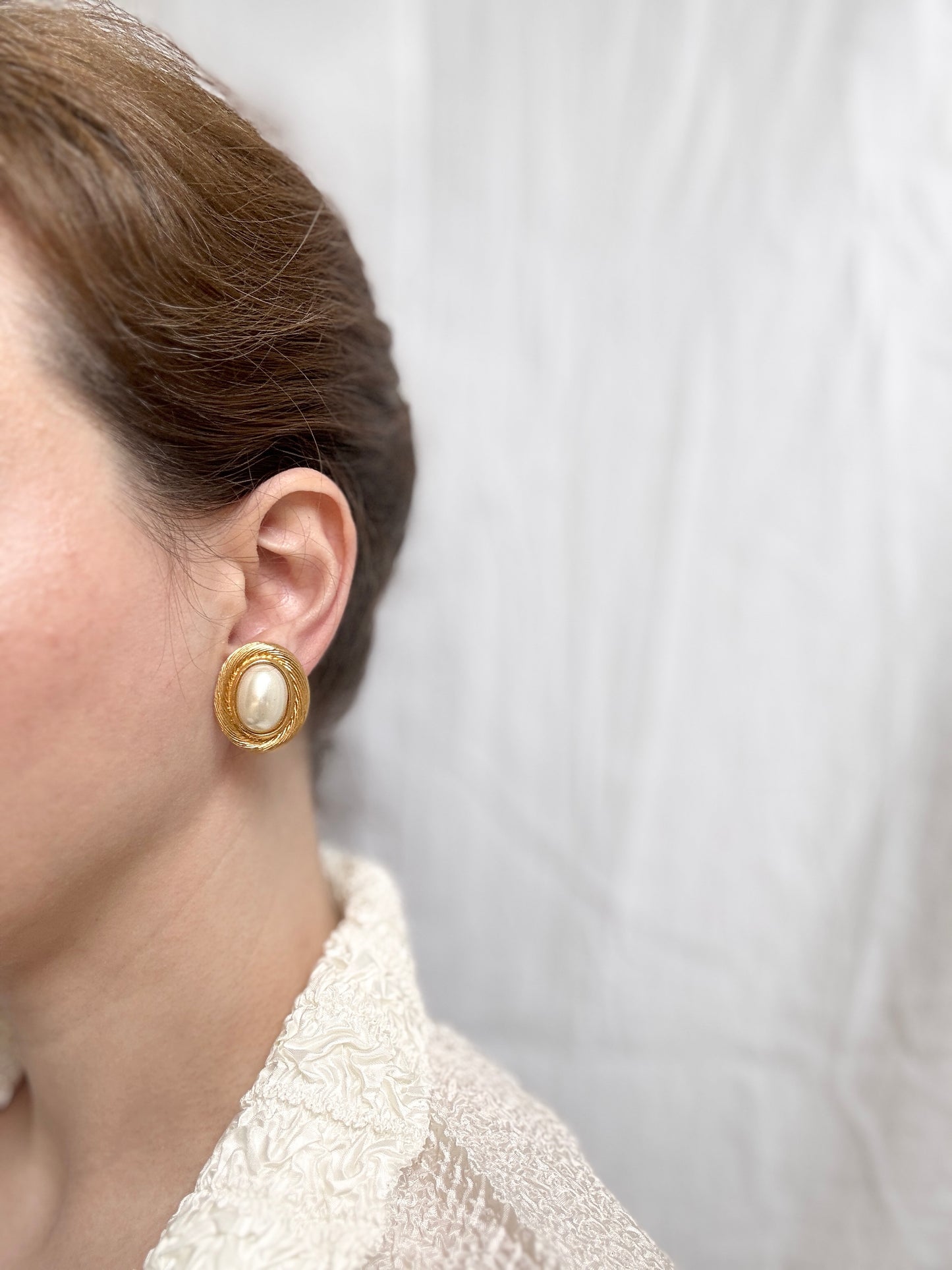 Napier Pearl Look Earrings