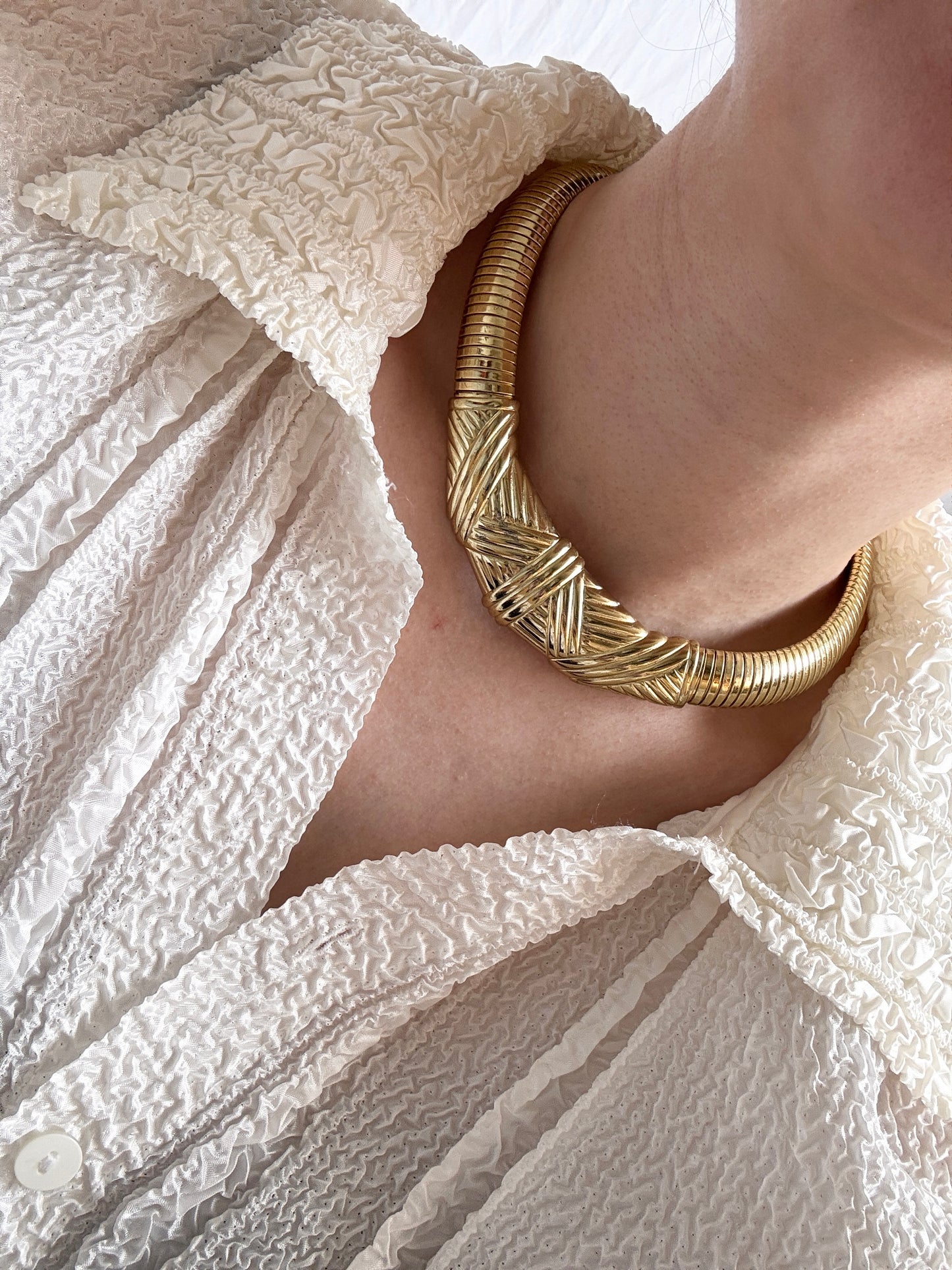 Gold Plated Chunky Necklace