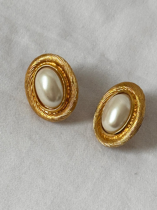 Napier Pearl Look Earrings