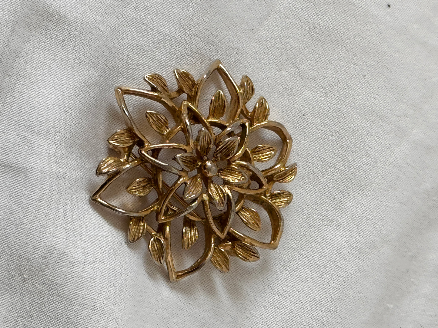 Sarah Coventry Flower Earrings and Brooch
