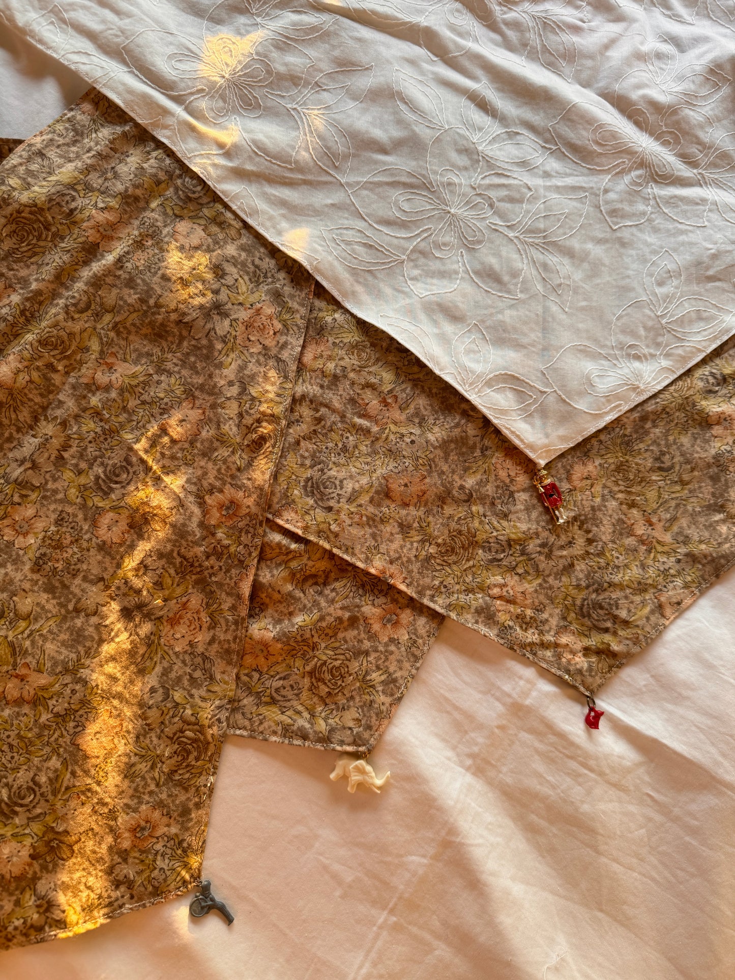 Reworked Scarves with Vintage Charm