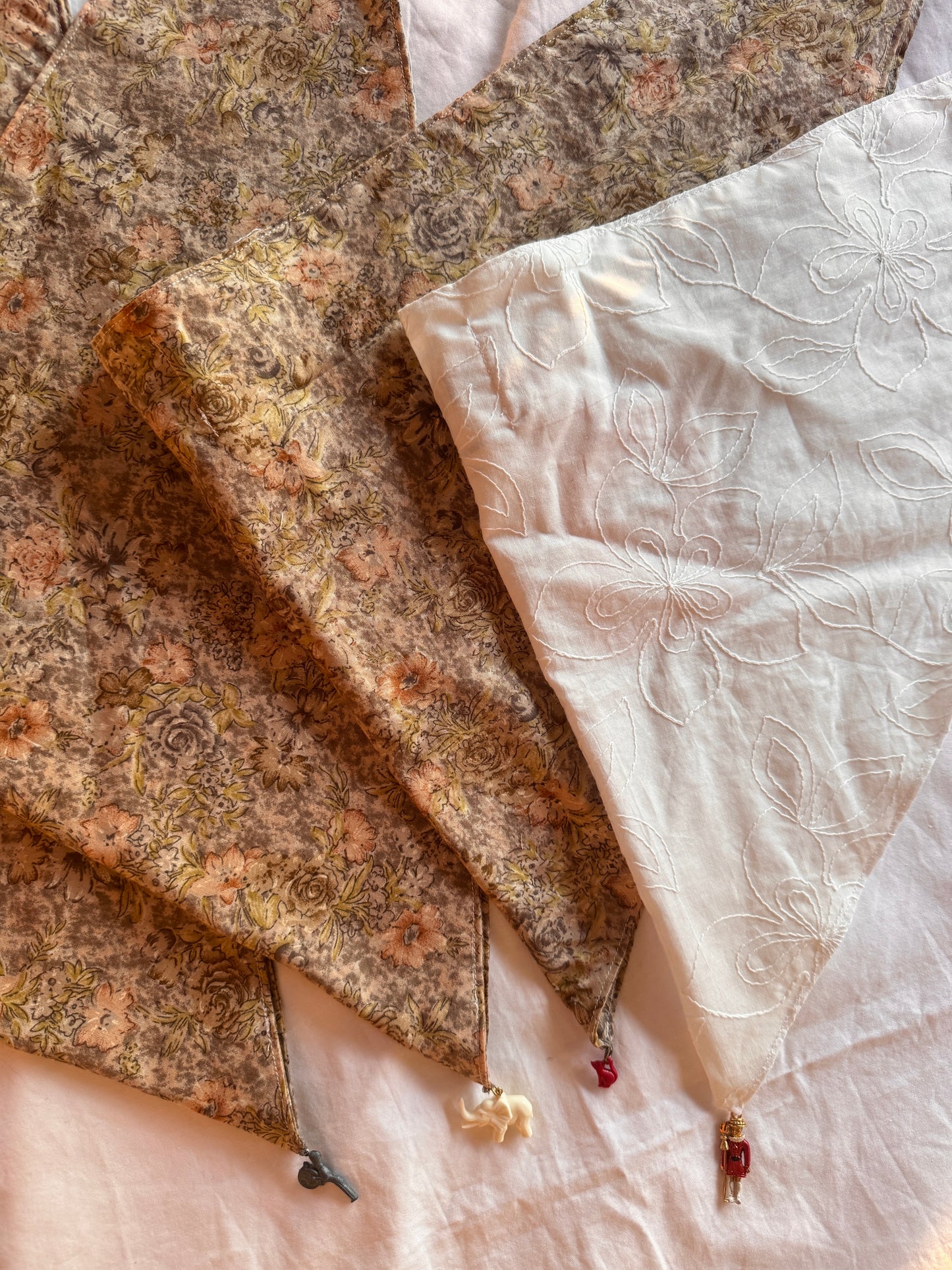 Reworked Scarves with Vintage Charm