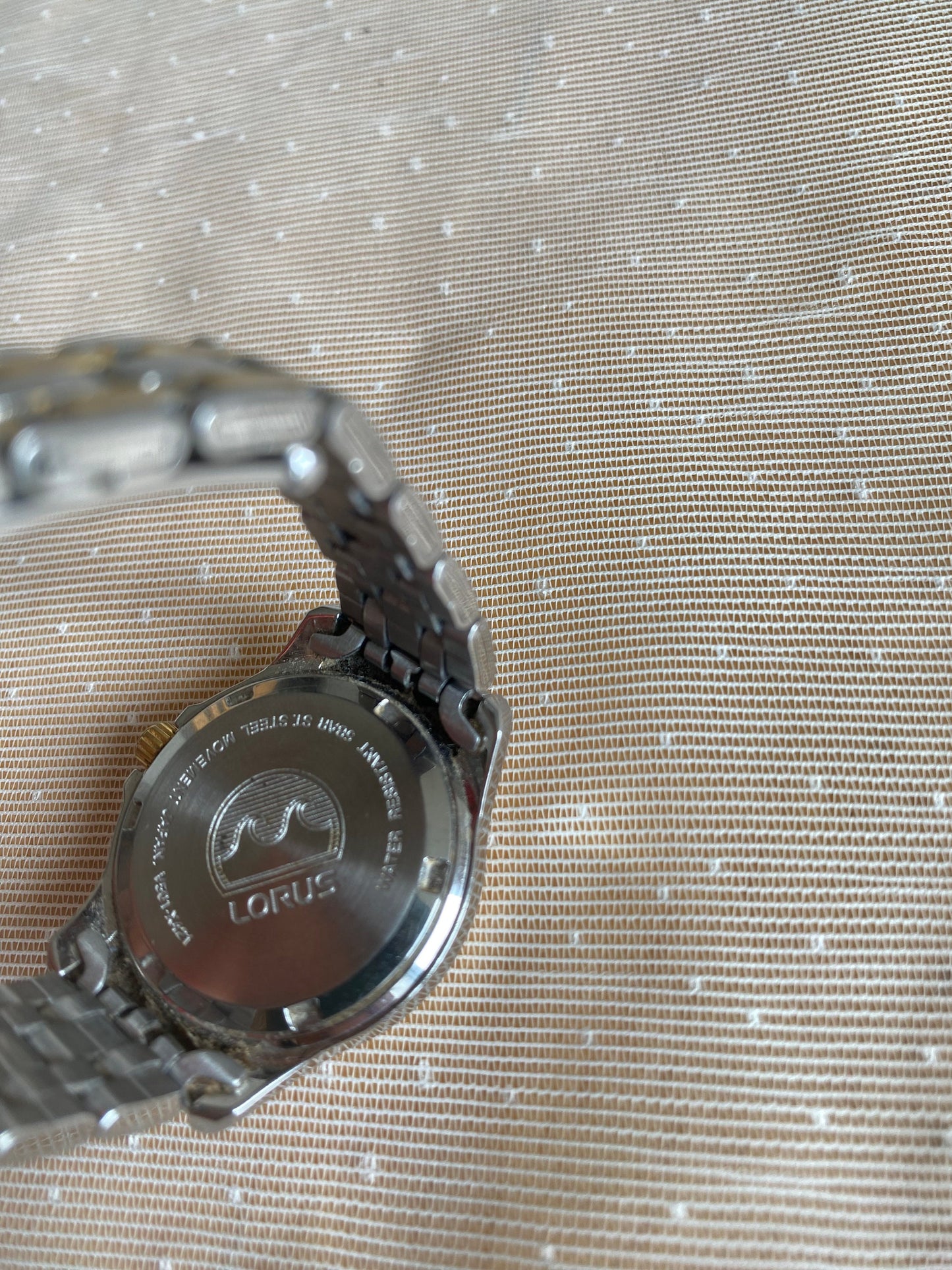 Vintage Roman Numeral Watch; Vintage Gold Silver Tone Watch