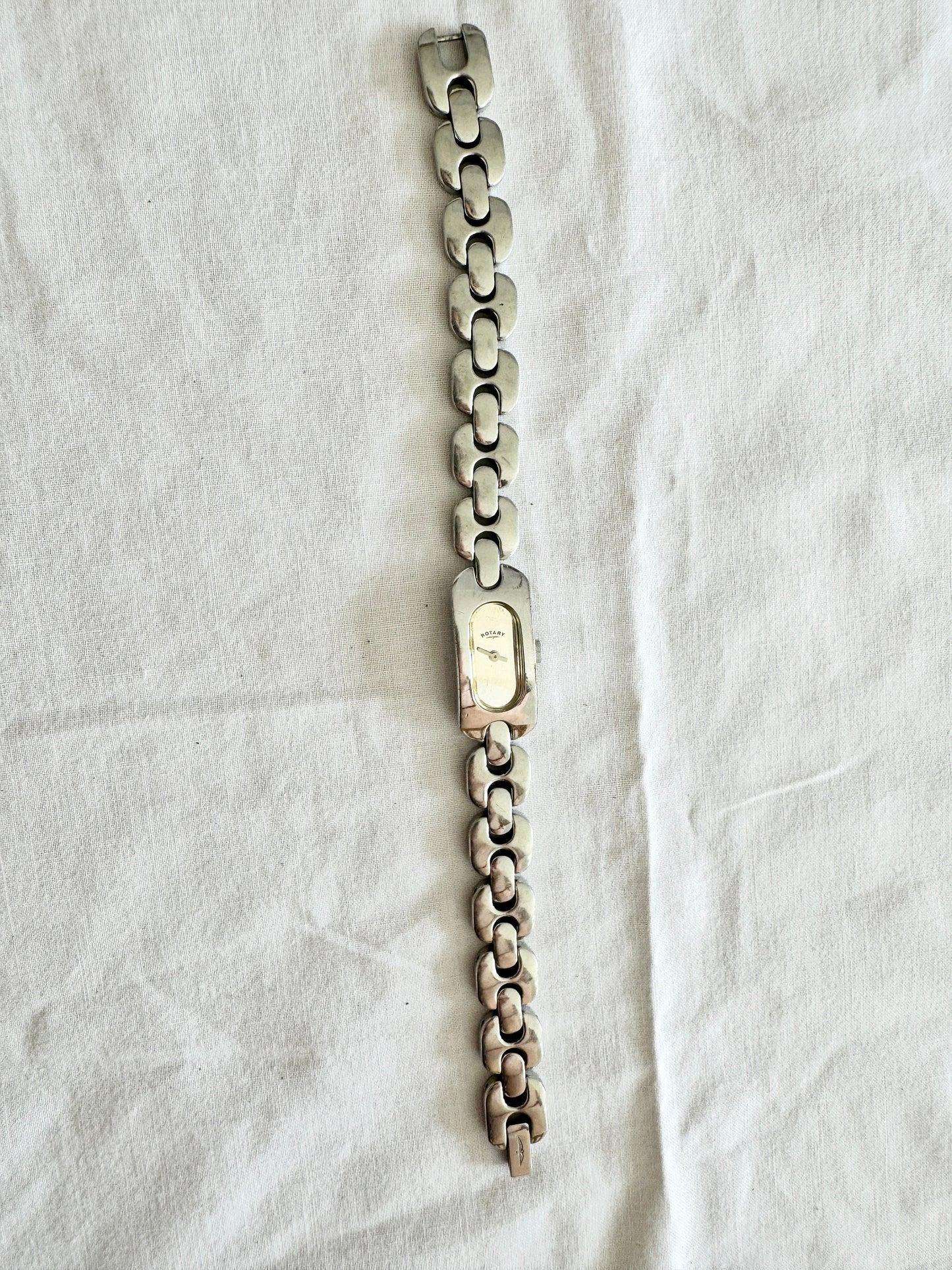 Vintage Braided Watch; Dainty Silver Watch