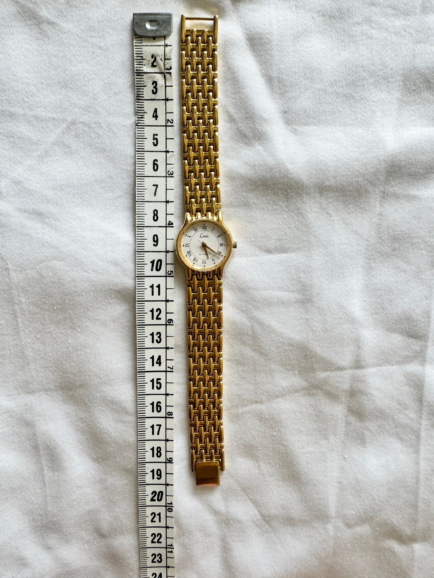 Vintage Braided Watch; Roman Numeral Watch