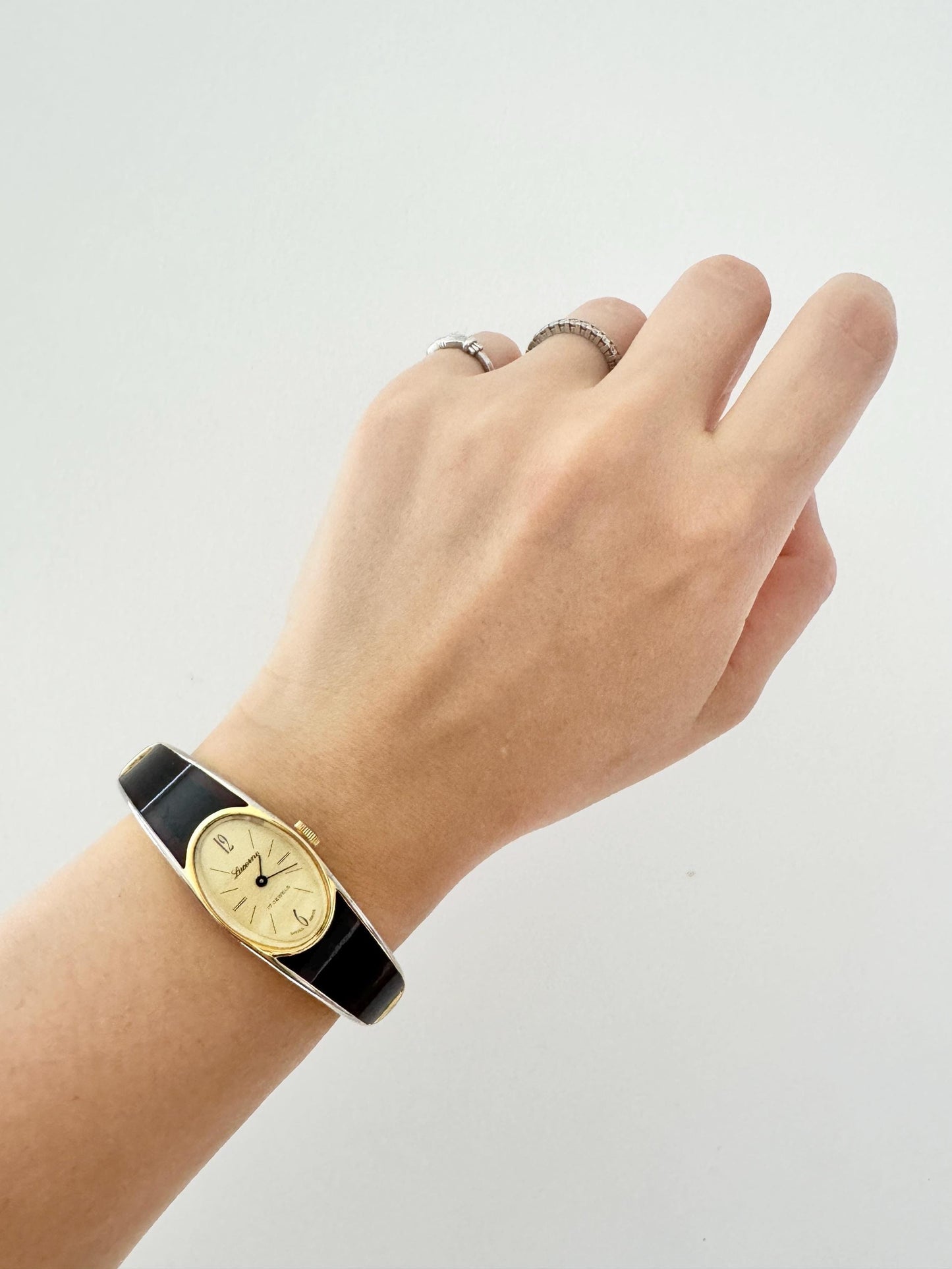 60s Kitsch Watch; Lucerne Acrylic Watch