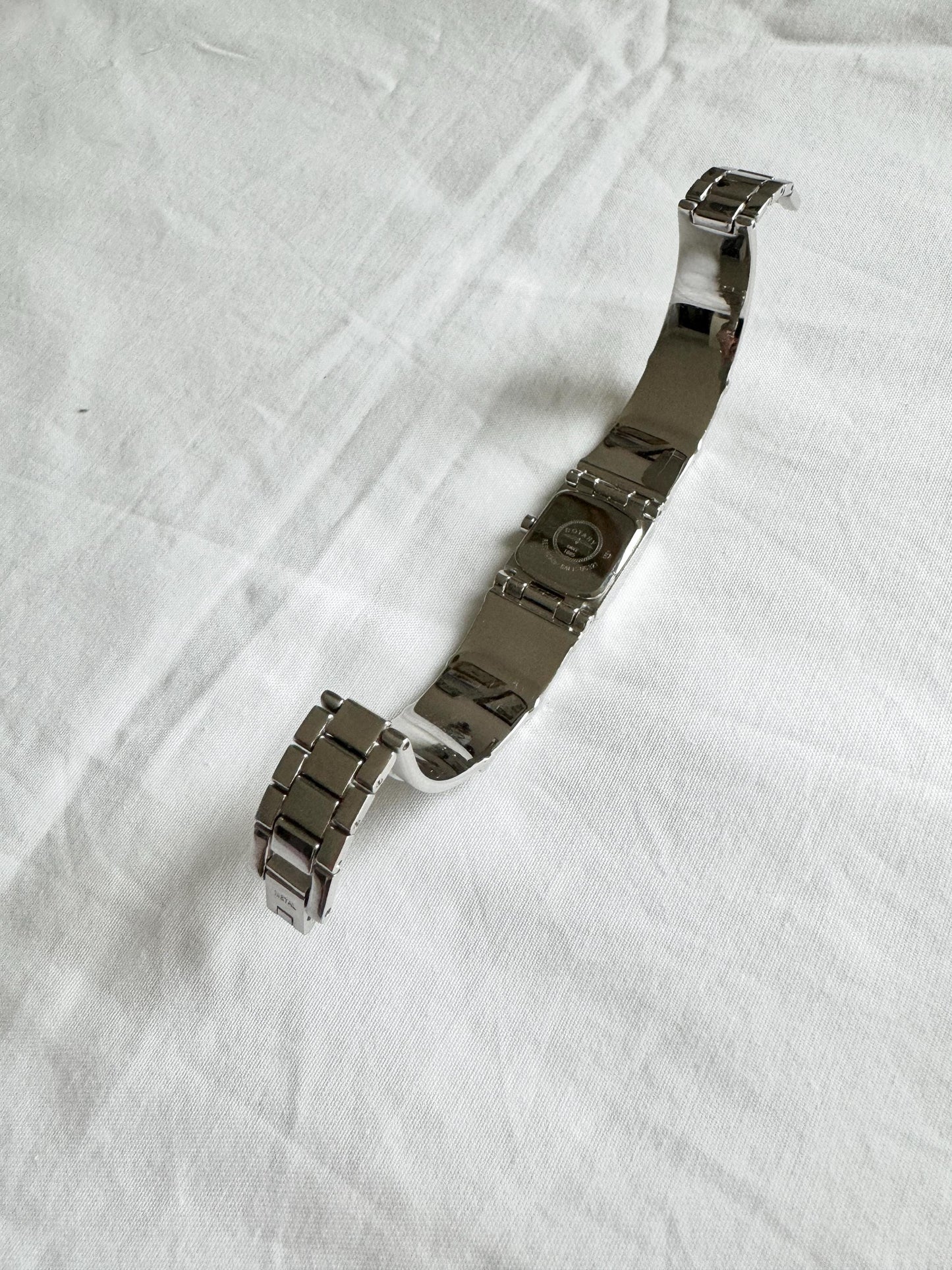 Silver Look Ladies Watch; Vintage Bracelet Watch