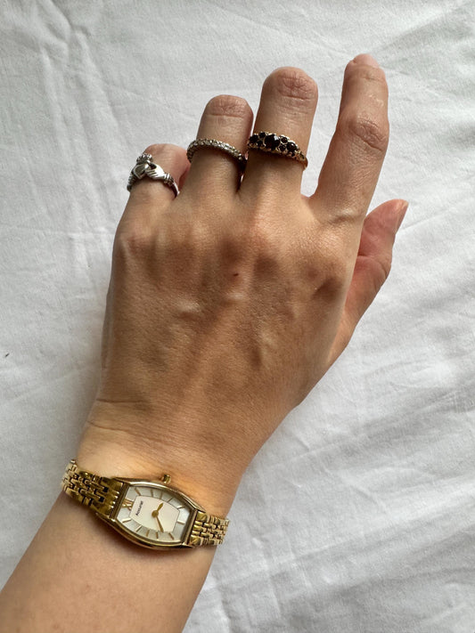 Square Roman Number Watch; Ladies Cocktail Watch