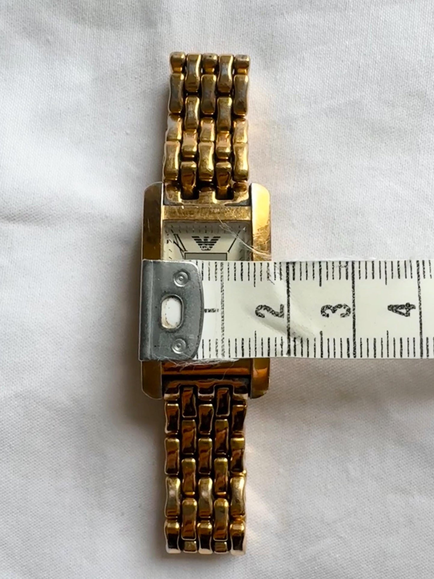 Armani Square Watch; Roman Numeral Watch