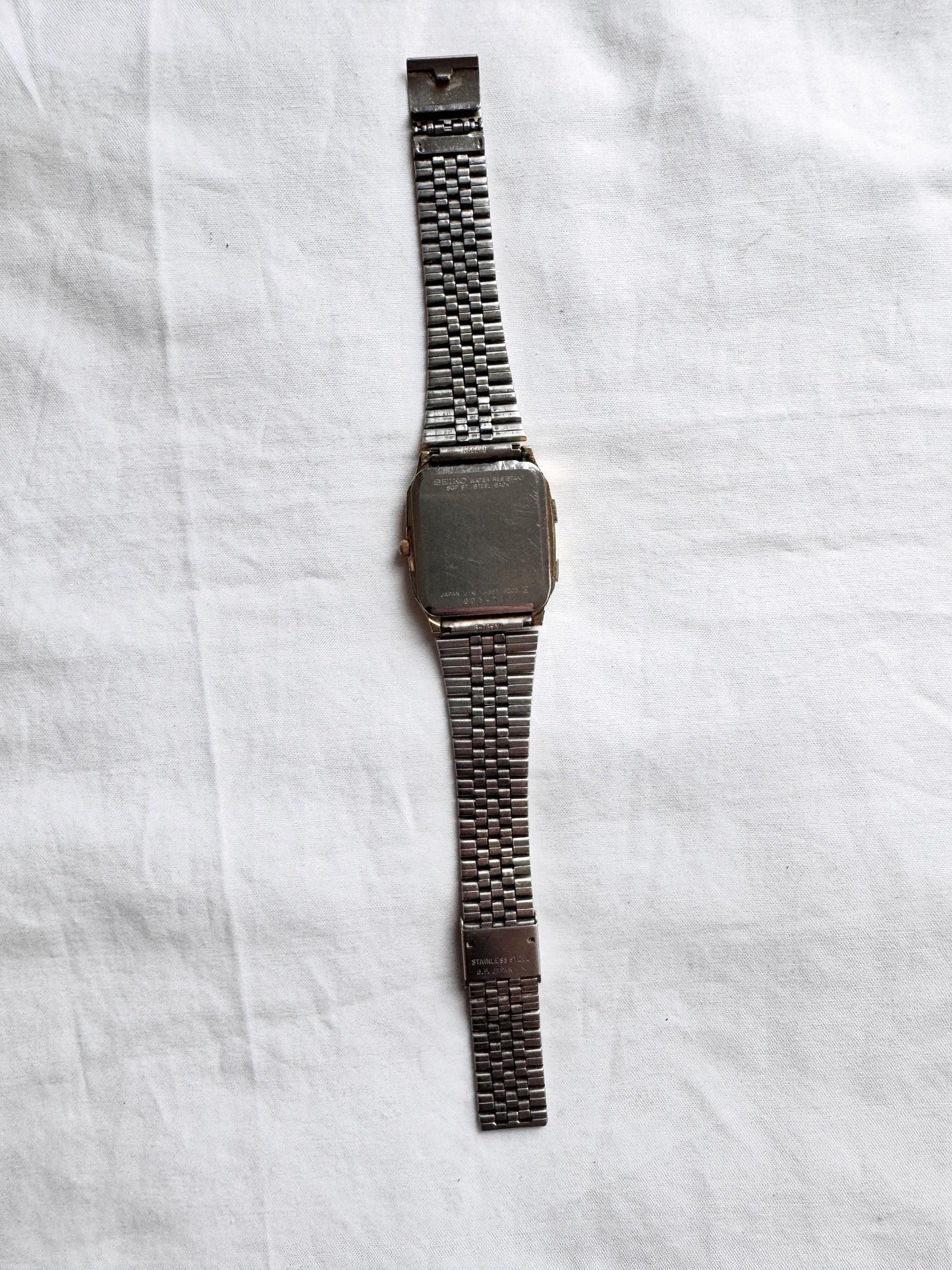 Unisex Seiko Watch; Vintage Square Watch